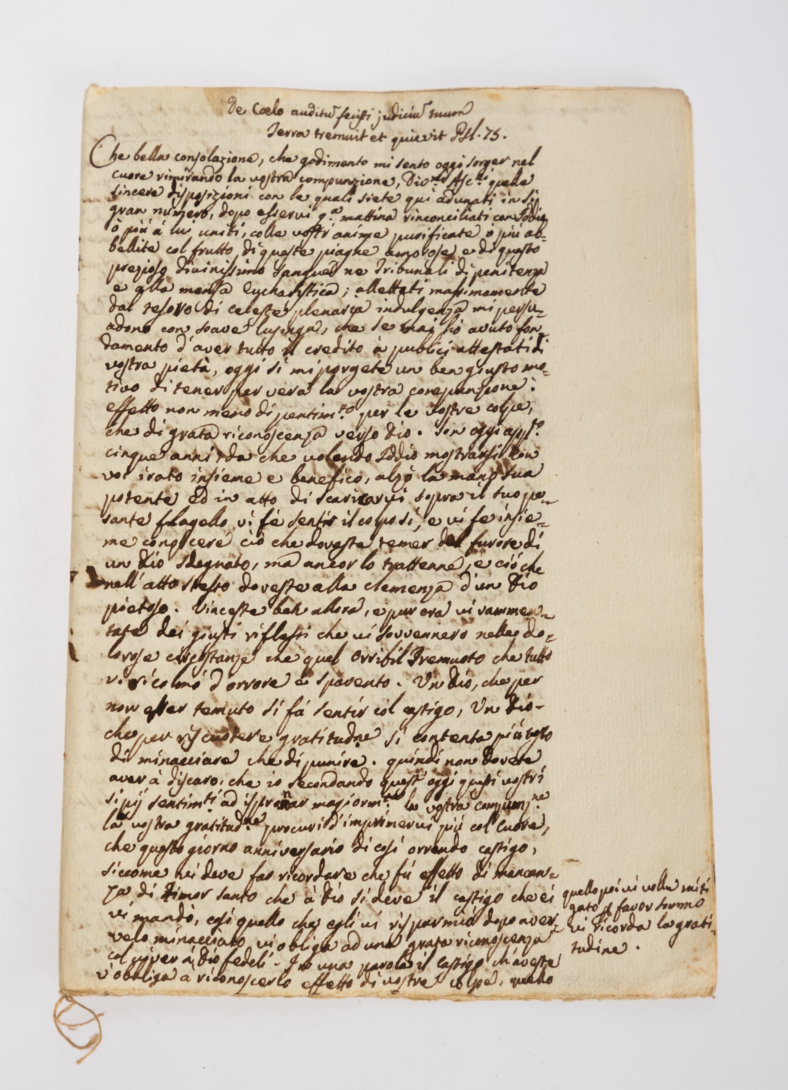 Discorso meteorologico sopra il terremoto.