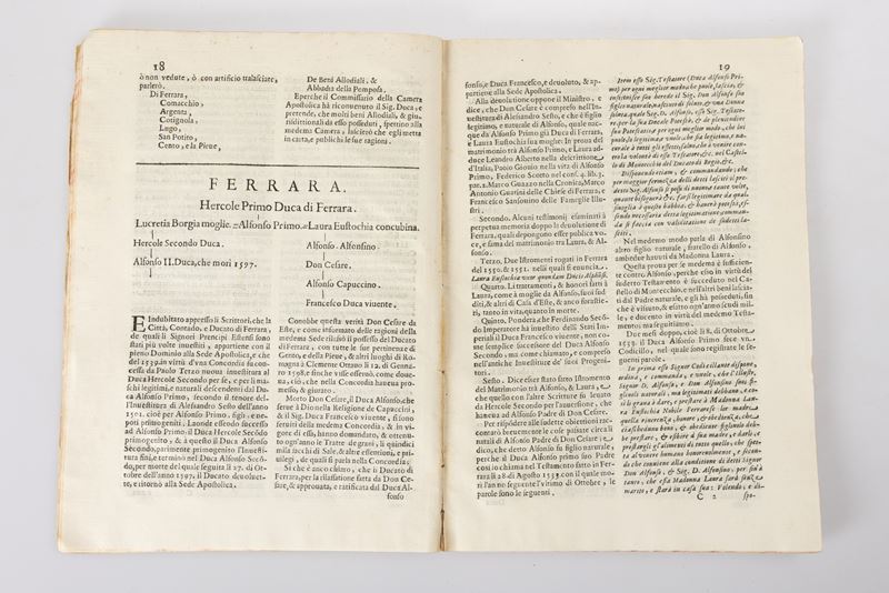 Risposte per la Reu. Cam. Apostolica alle Scritture Pubblicate per Parte del Ser.mo Duca di Moden...