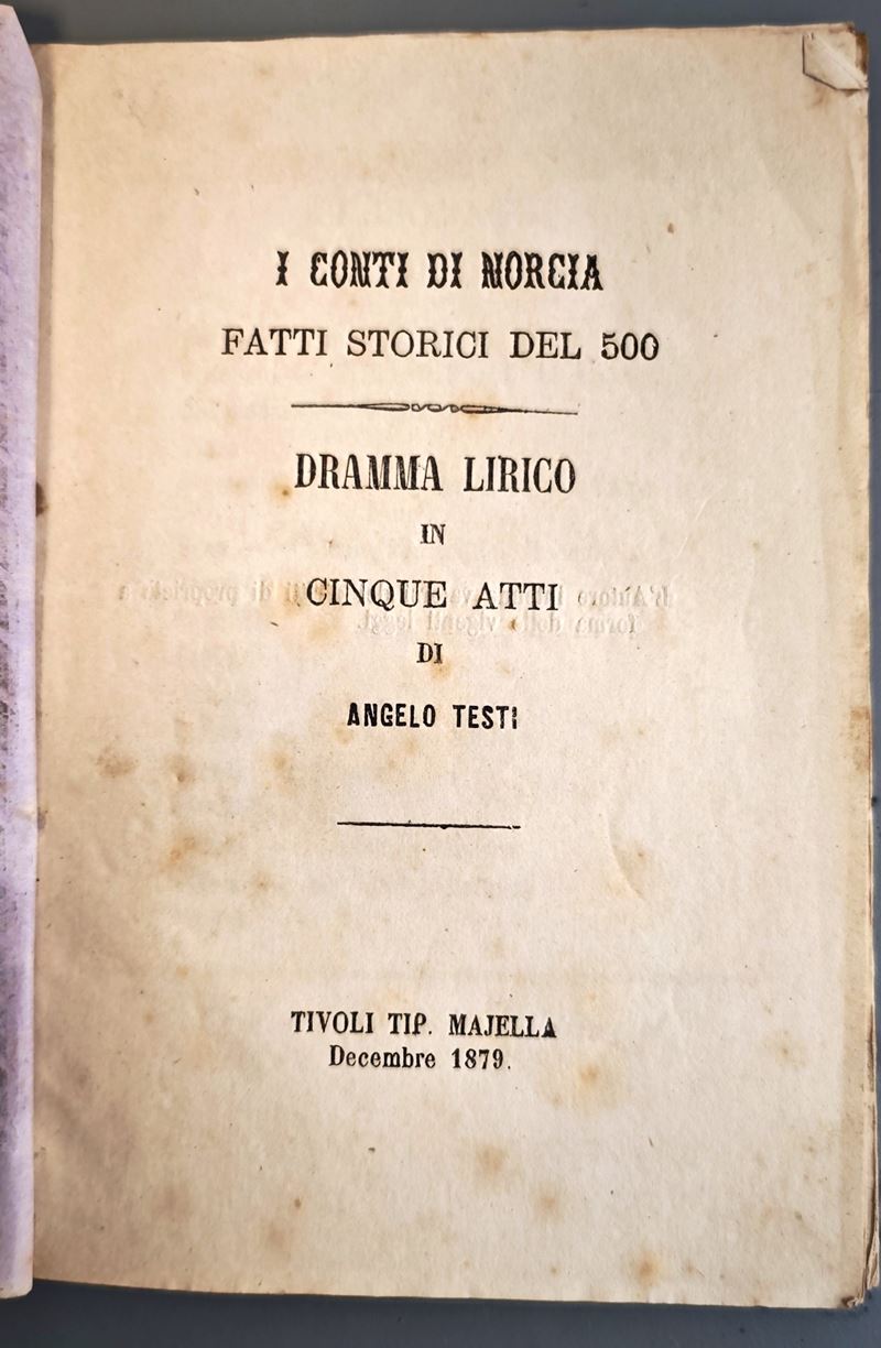 Lotto Miscellaneo di Nove Opere, Comprende: