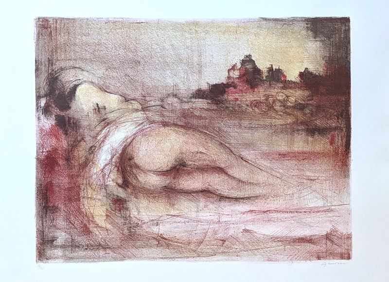 Giuseppe Ajmone - Nudo Femminile