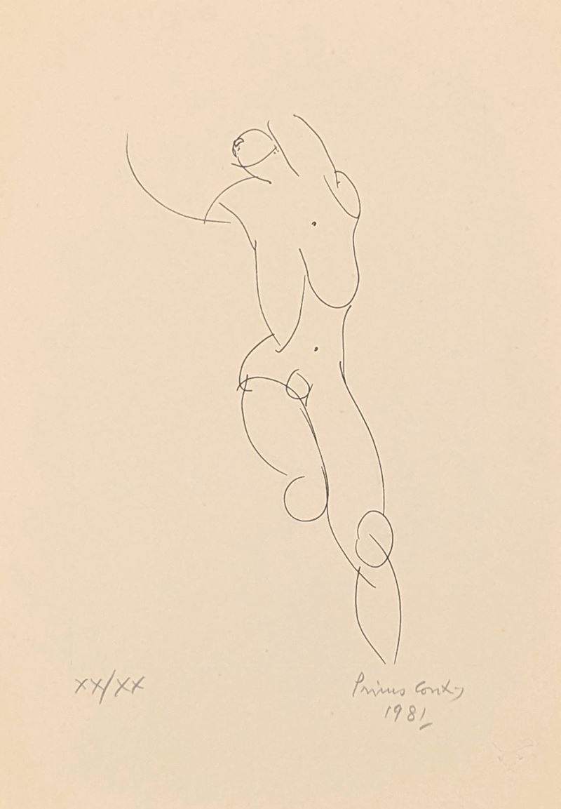Umberto Primo Conti - Nudo