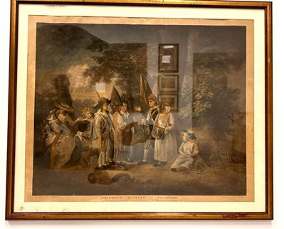 Children Playing At Soldiers. London, 1788