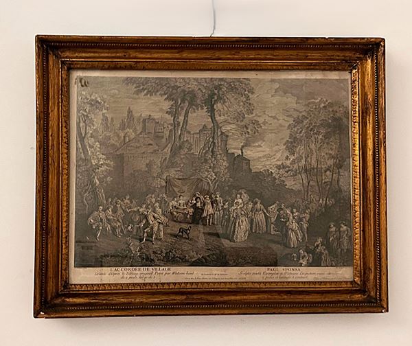 Nicolas De Larmessin - L'Accordèe de Village