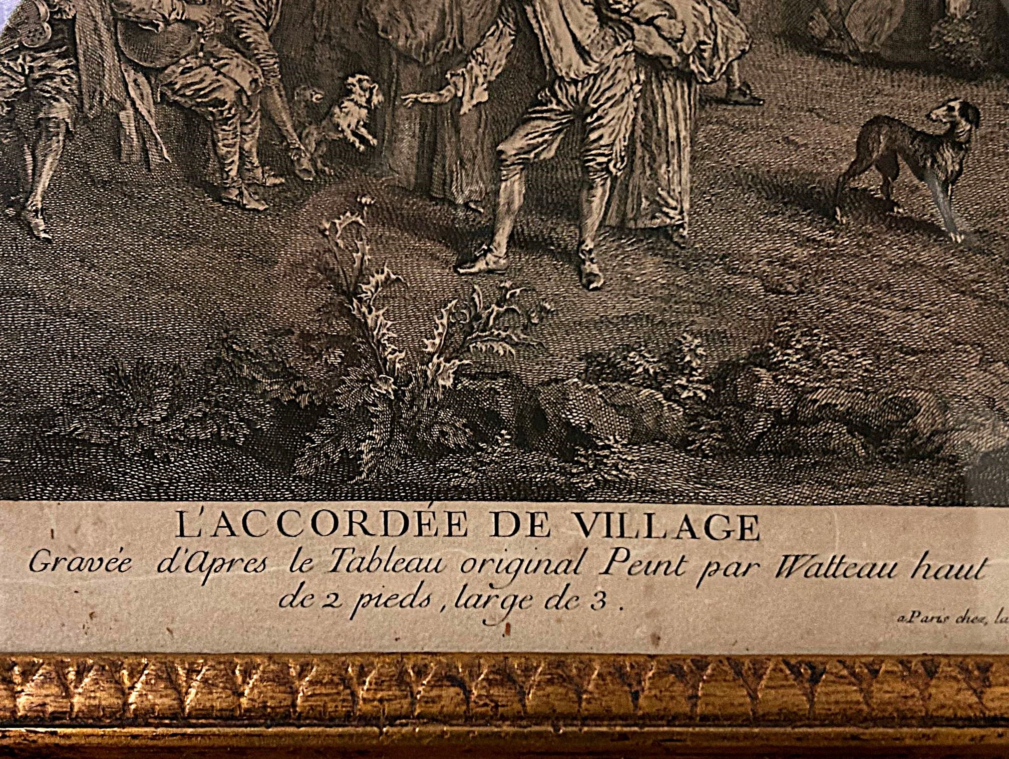 Nicolas De Larmessin - L'accordèe De Village