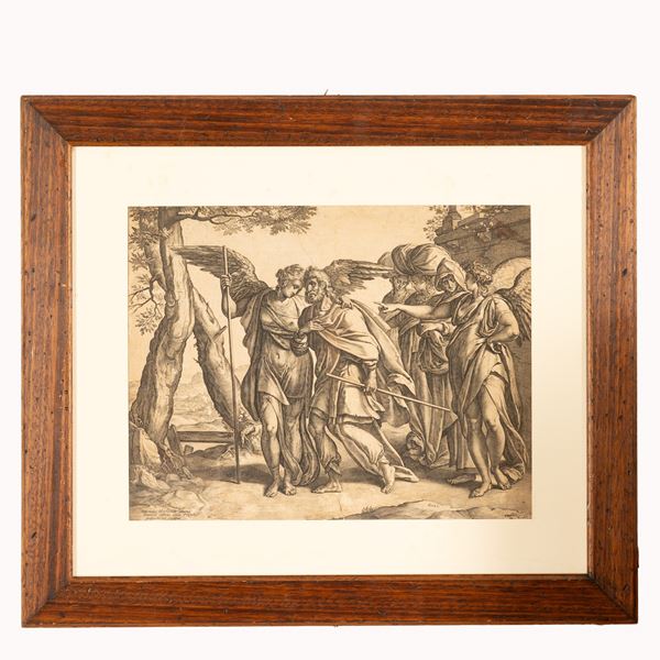 Hendrick  Goltzius - Lot e le sue figlie lasciano Sodoma