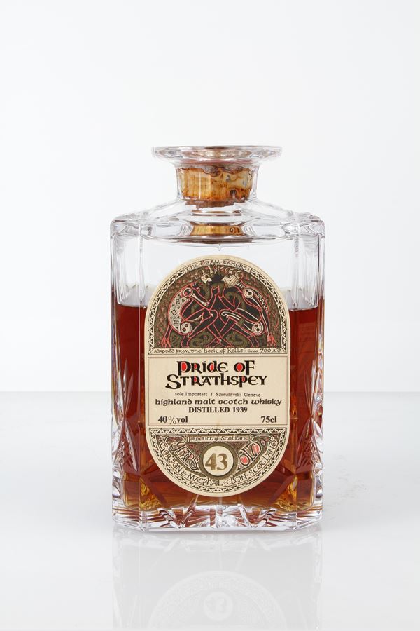 WHISKEY PRIDE OF STRATHSPEY 1939 