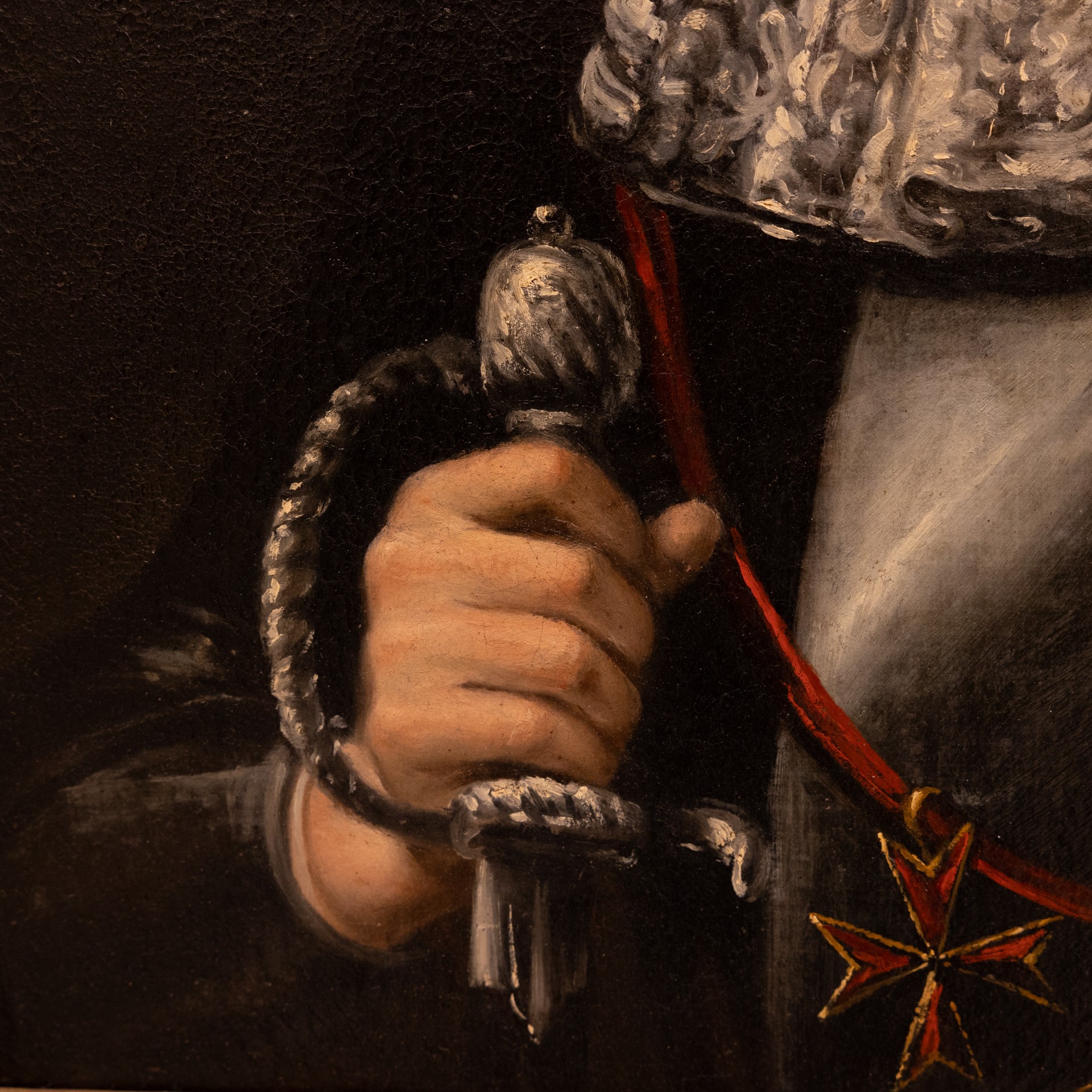 Ritratto del Conte Angelo Mazzoni con le insegne di Cavaliere di Santo Stefano