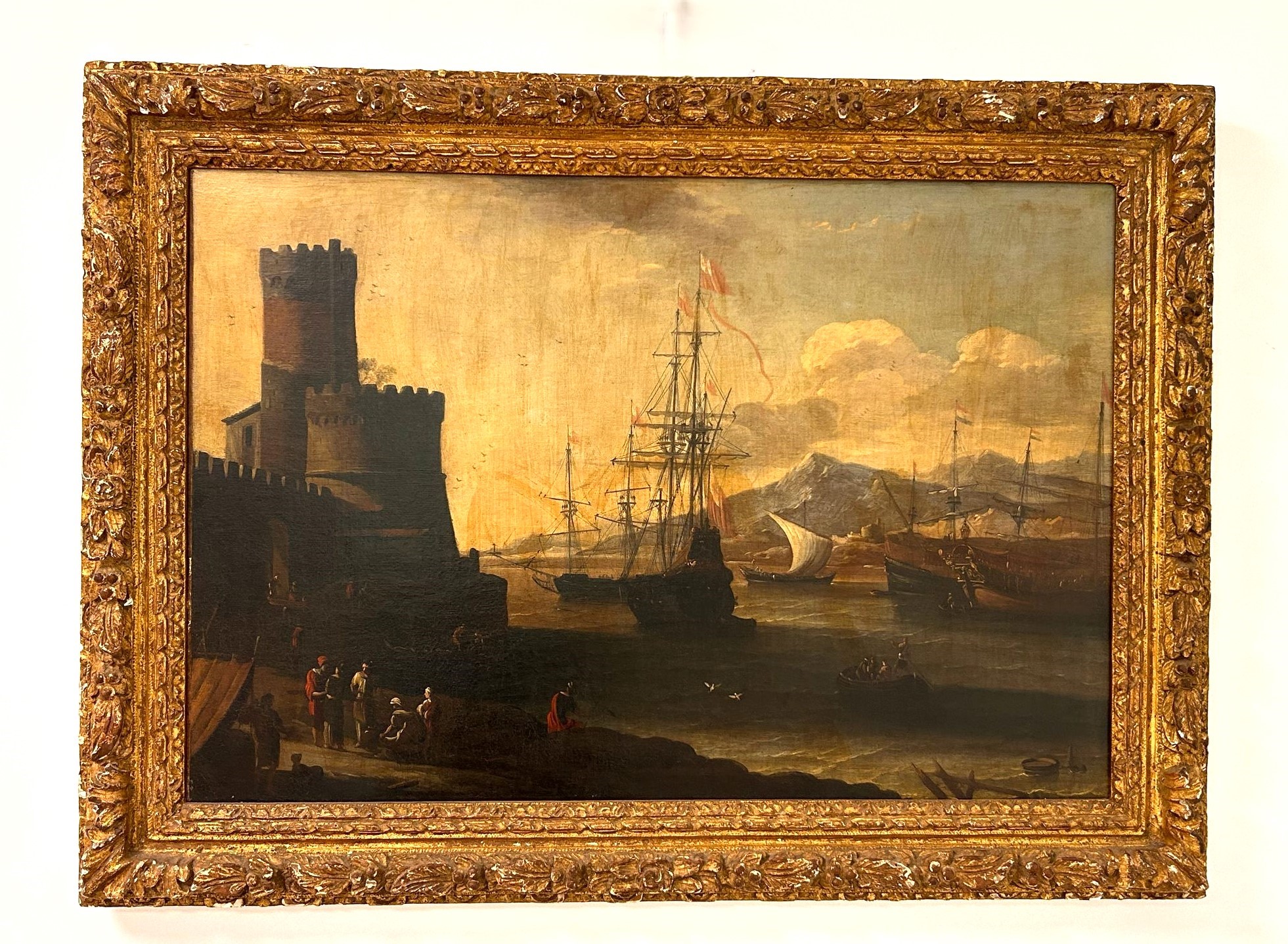 Coppia di paesaggi costieri sul Mediterraneo