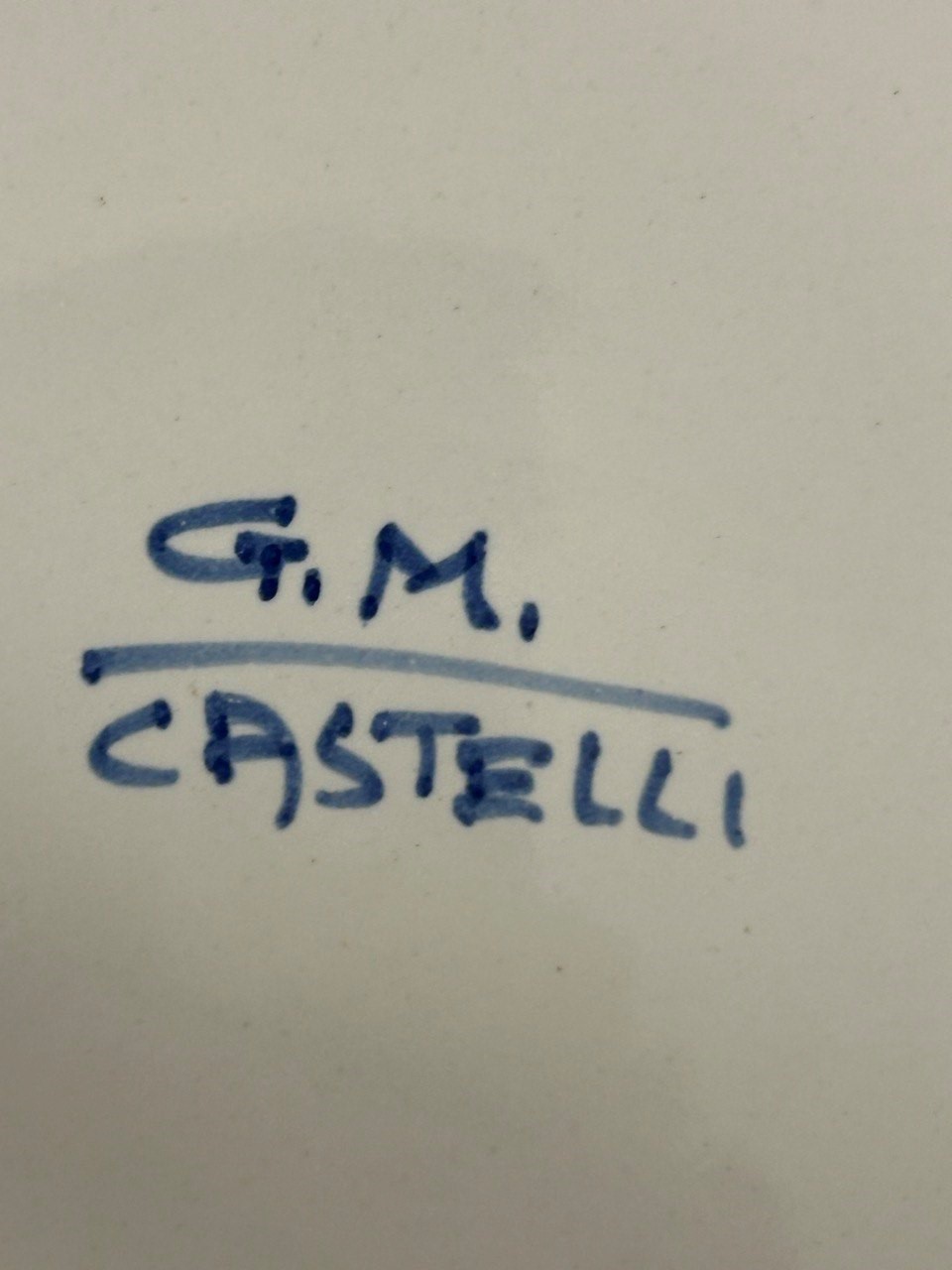 Manifattura di Castelli (te) del XX Secolo, Giuseppe Mercante - Giuseppe Mercante, Piatto decorat...