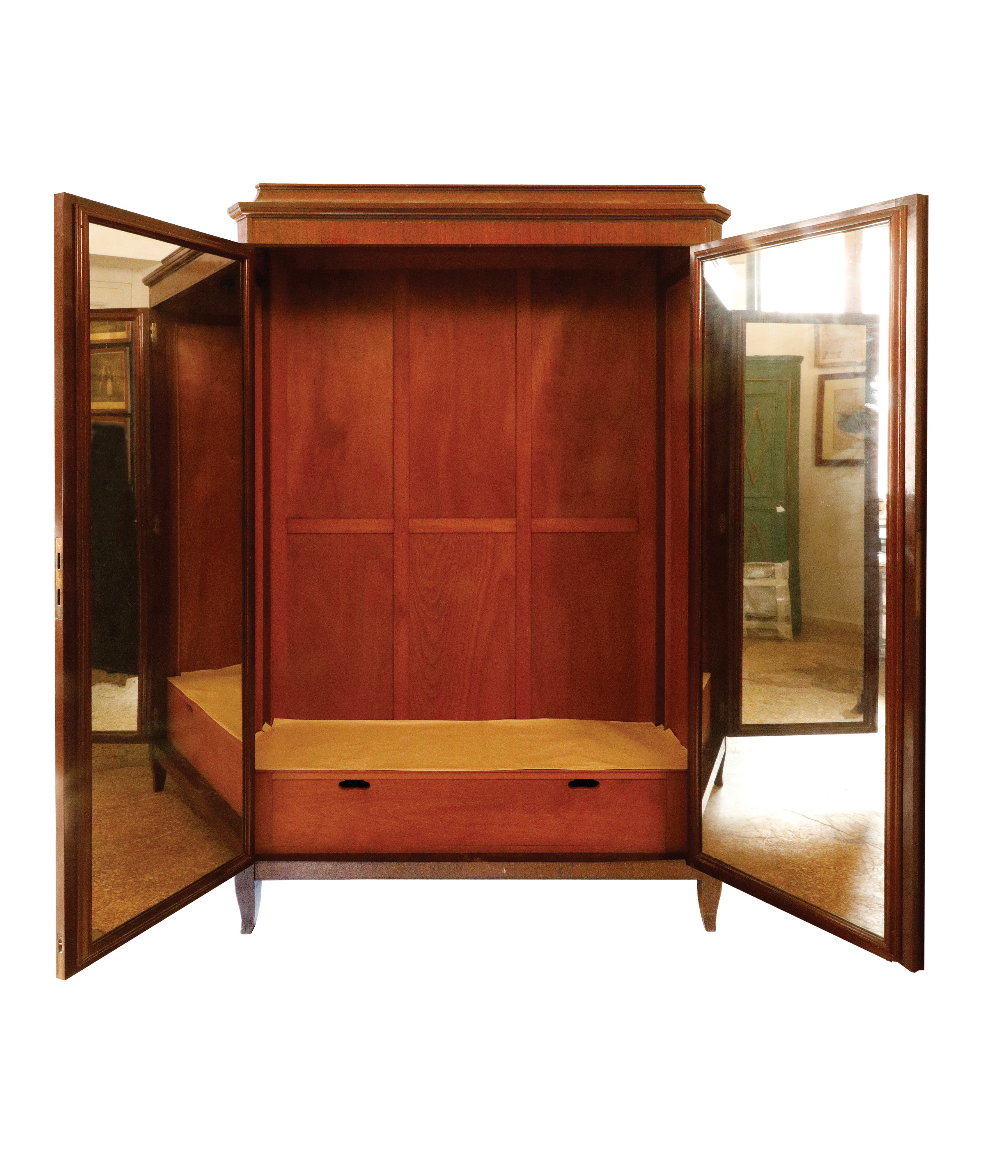 Armadio 2 ante in lacca cinese