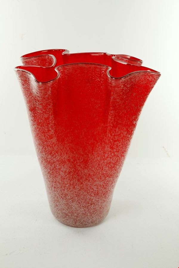 Vaso modello Fazzoletto, produzione Murano - Italia