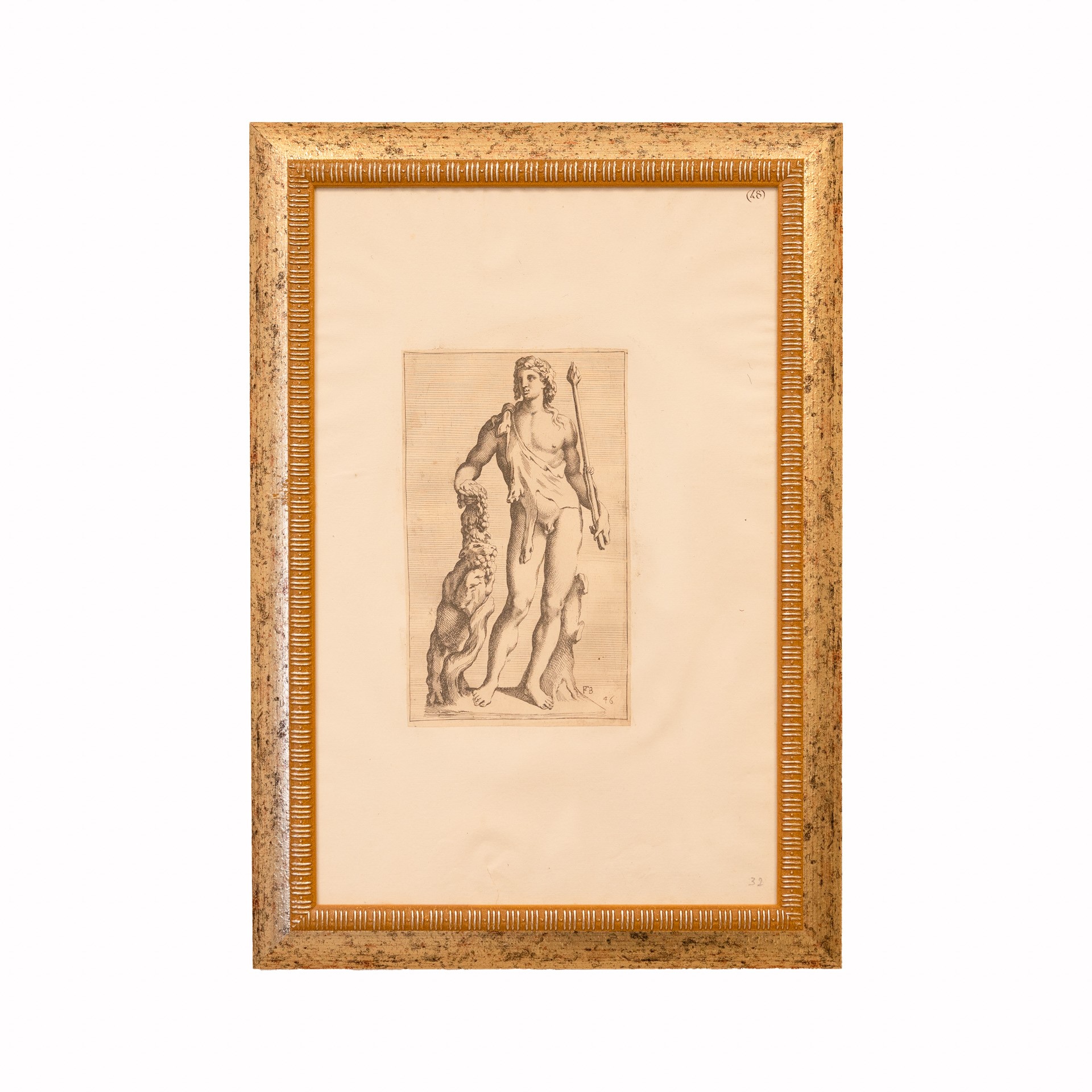 Francois Perrier - Lotto di Otto Incisioni Raffiguranti Personaggi della Mitologia Greca