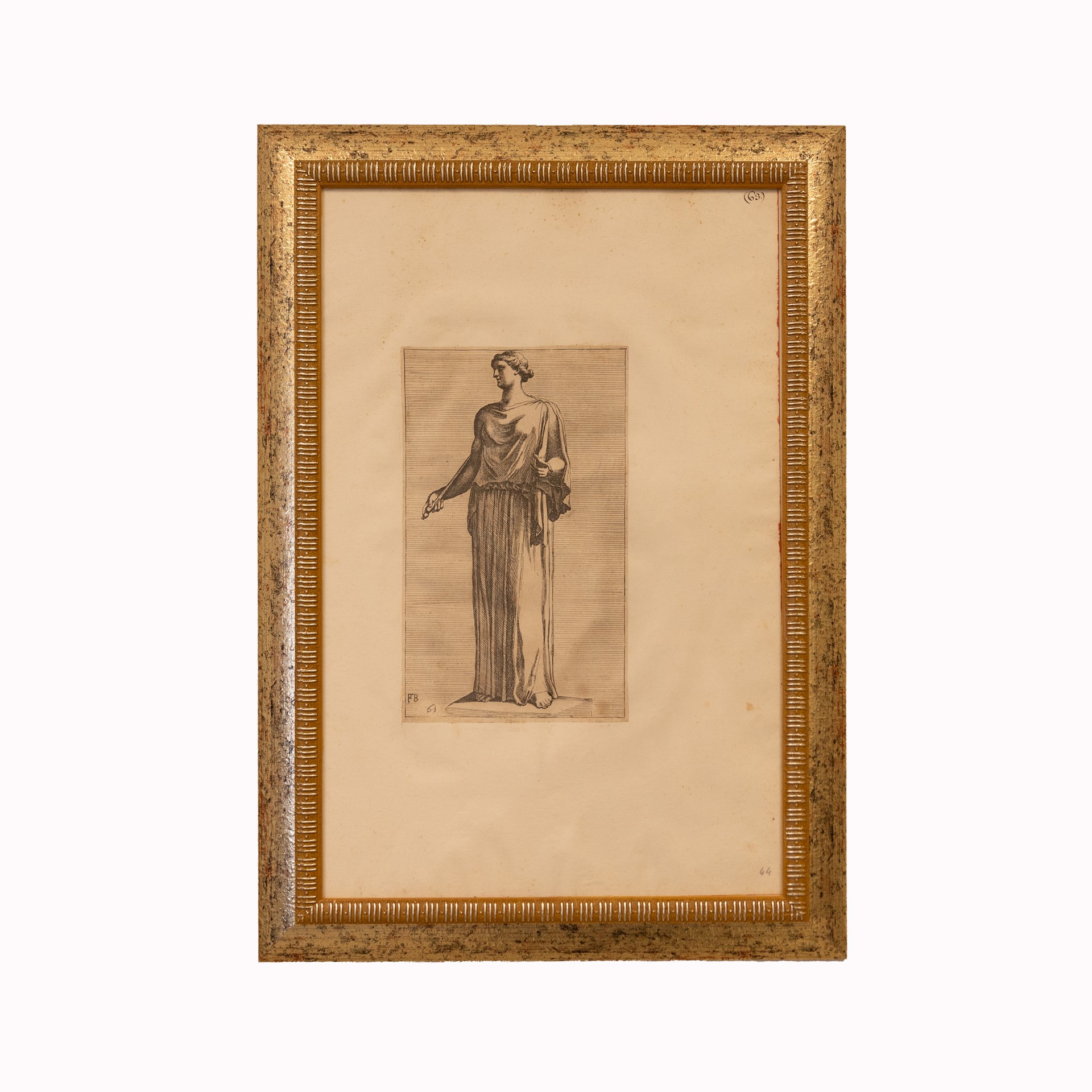 Francois Perrier - Lotto di Otto Incisioni Raffiguranti Personaggi della Mitologia Greca