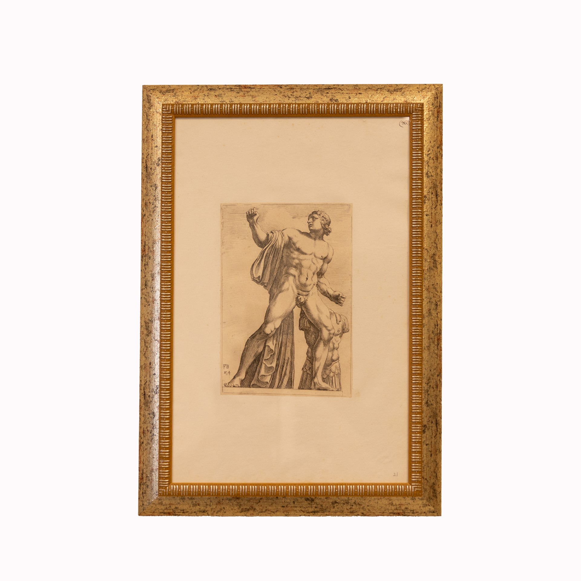 Francois Perrier - Lotto di Otto Incisioni Raffiguranti Personaggi della Mitologia Greca