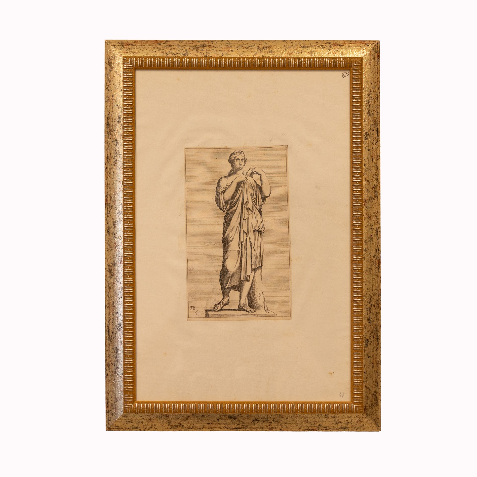 Francois Perrier - Lotto di Otto Incisioni Raffiguranti Personaggi della Mitologia Greca