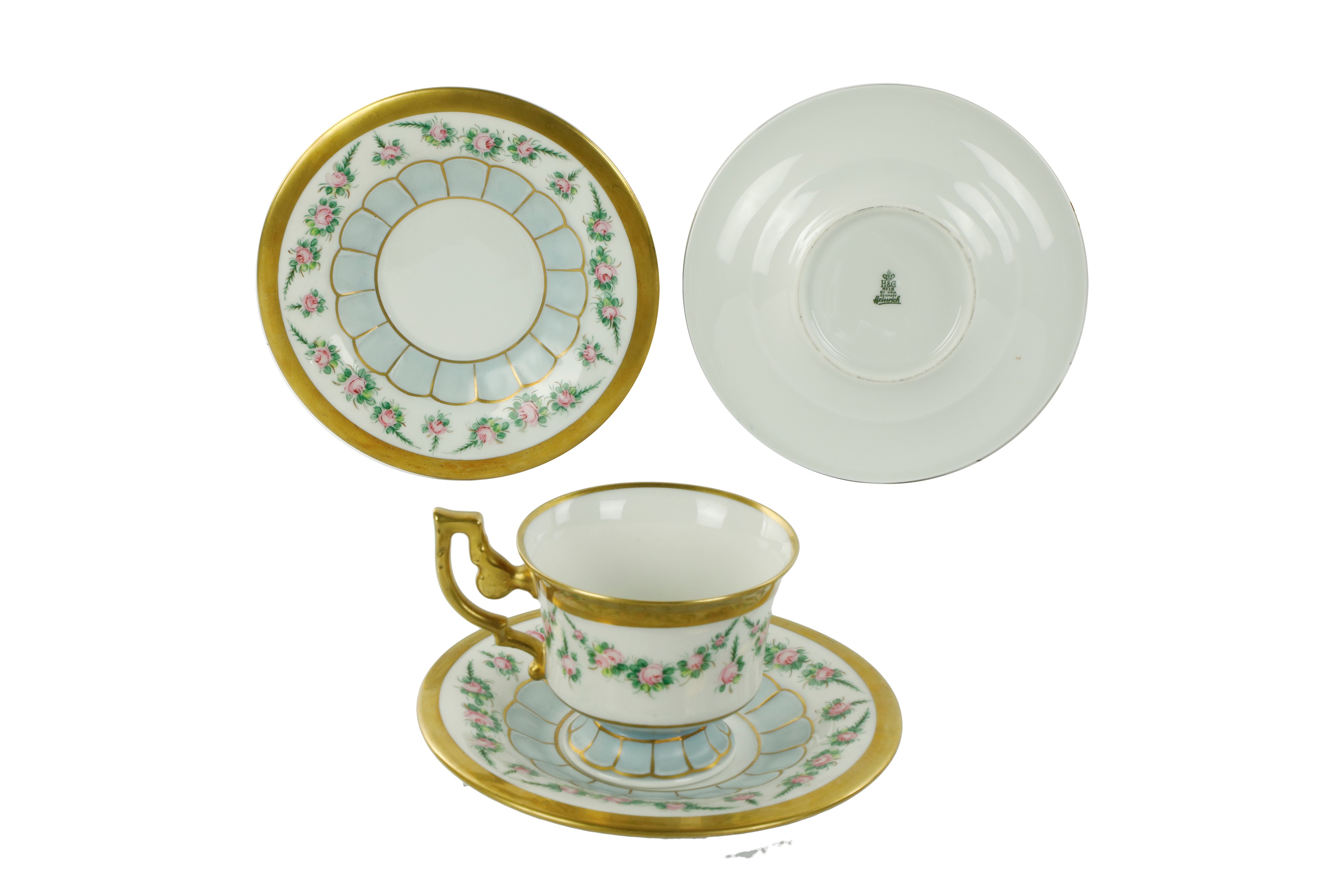 Servizio the e caffè in porcellana H&C Selb Bavaria Germany Heinrich