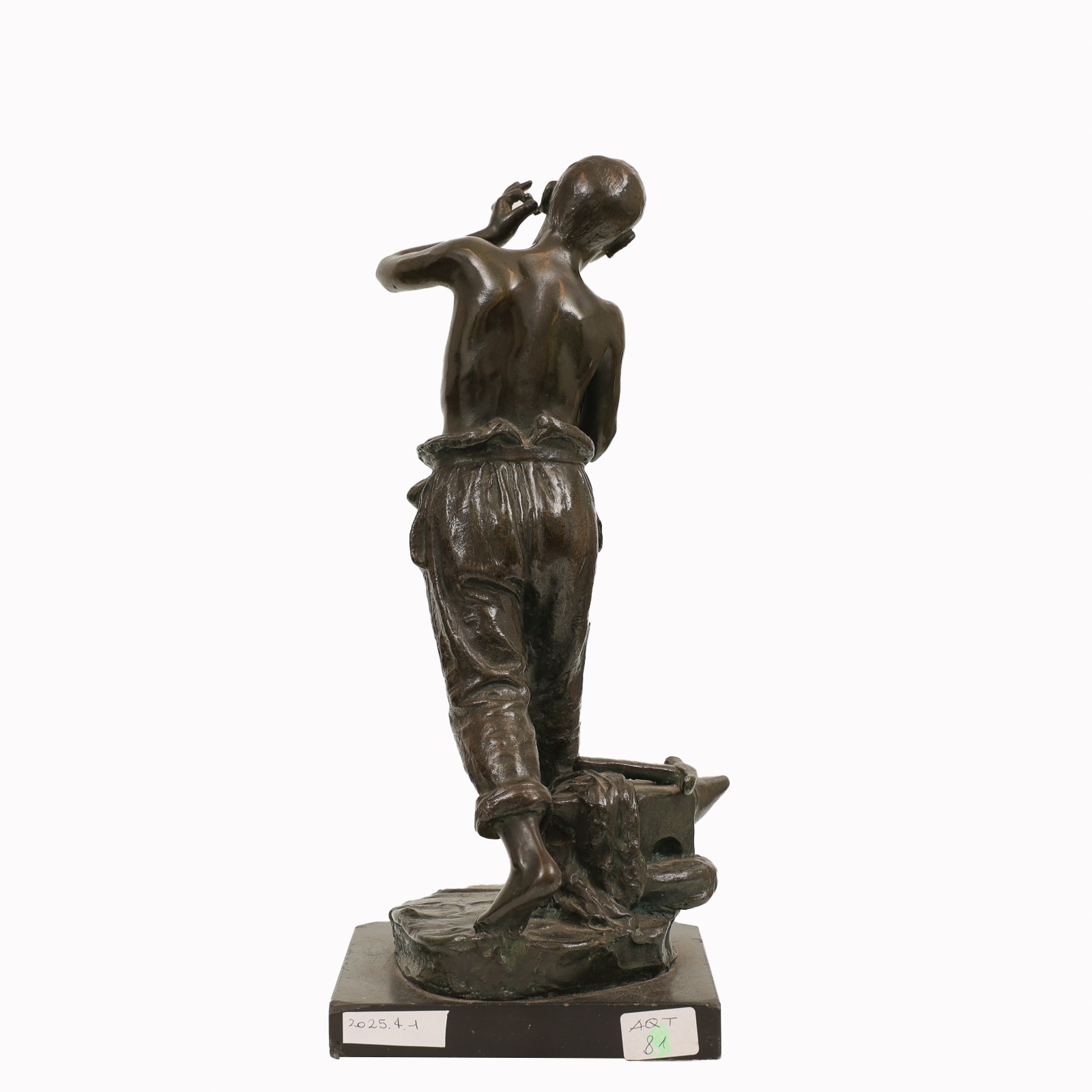 Costantino Barbella - Fuoco e fumo, scultura in bronzo
