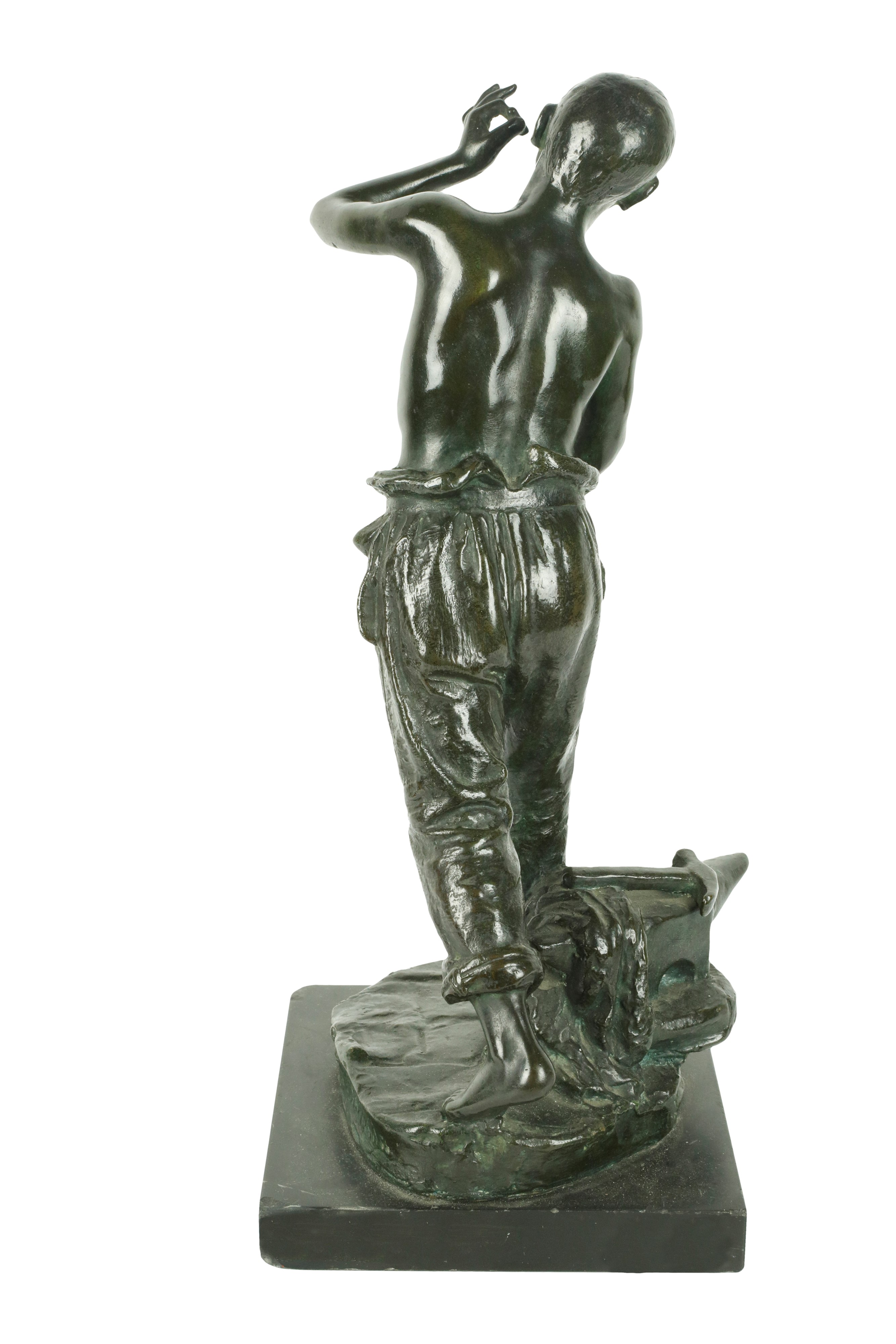 Costantino Barbella - Fuoco e fumo, scultura in bronzo