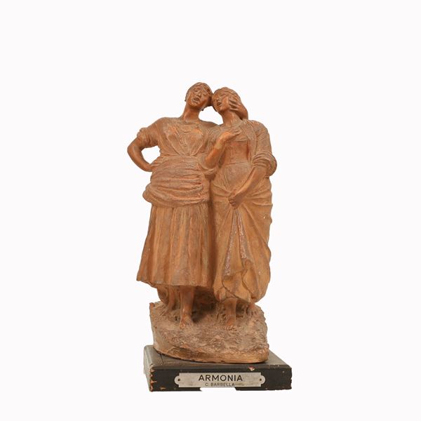Costantino  Barbella - Scultura In terracotta  Armonia