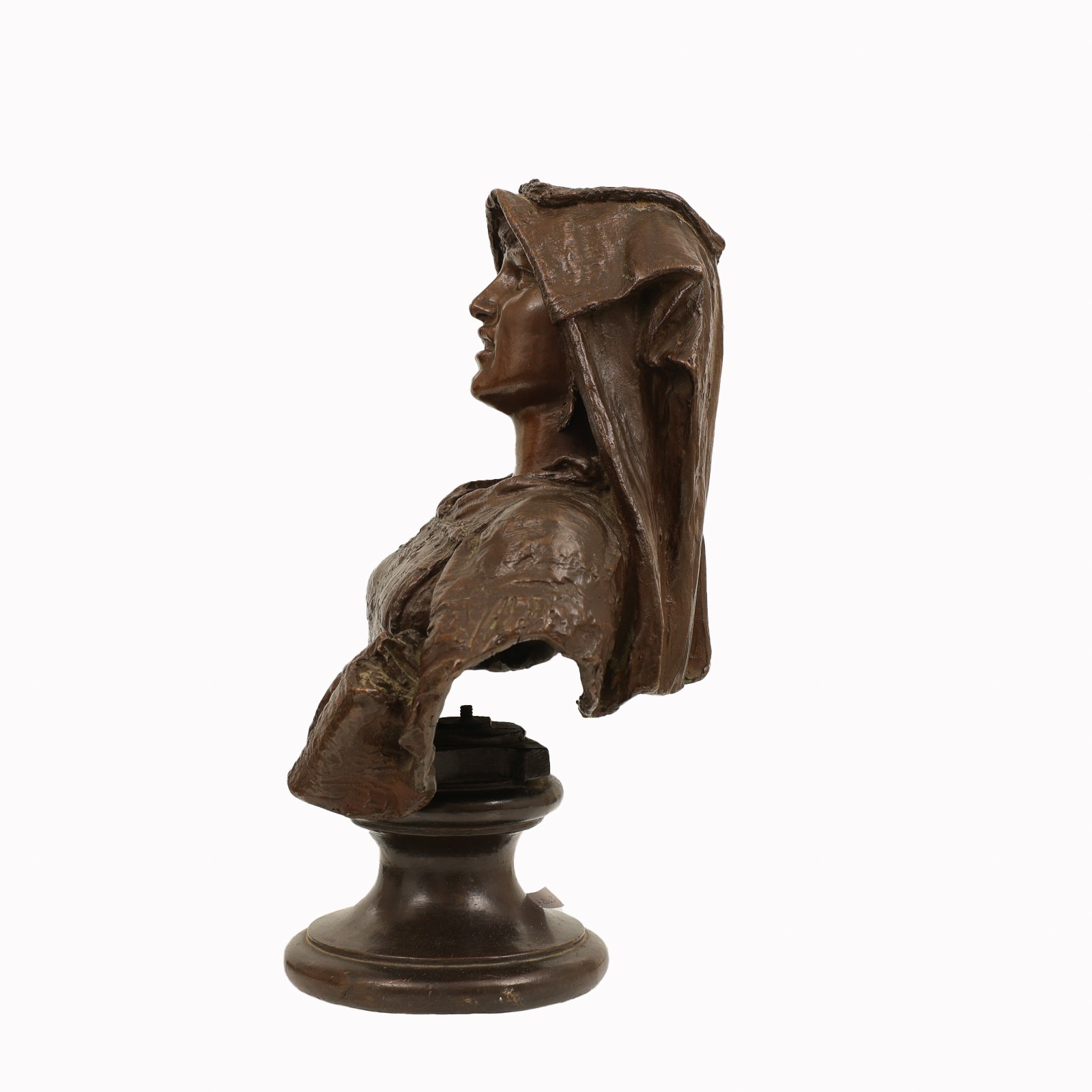 Costantino Barbella - Scultura in bronzo 'Donna di Scanno'