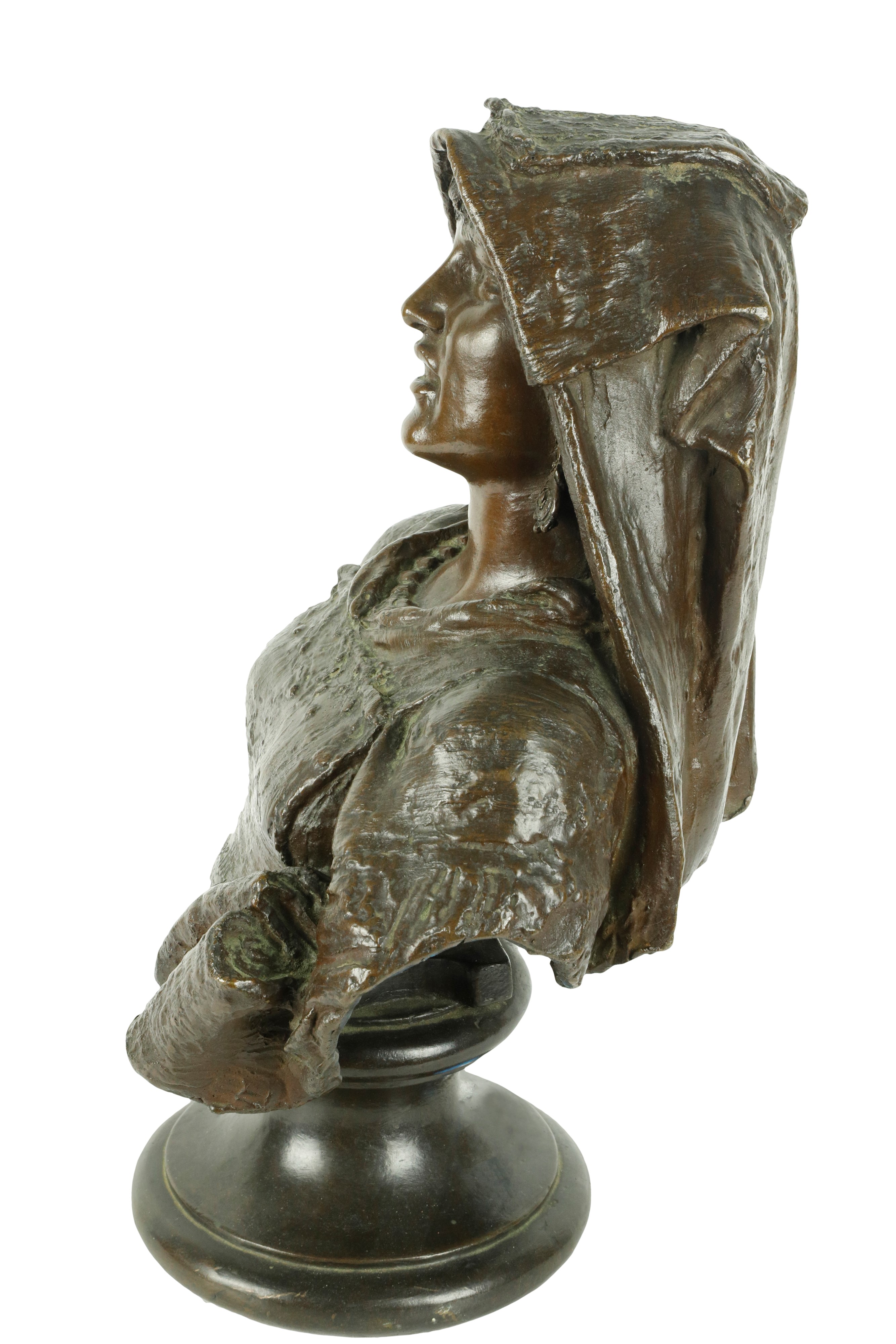 Costantino Barbella - Scultura in bronzo 'Donna di Scanno'