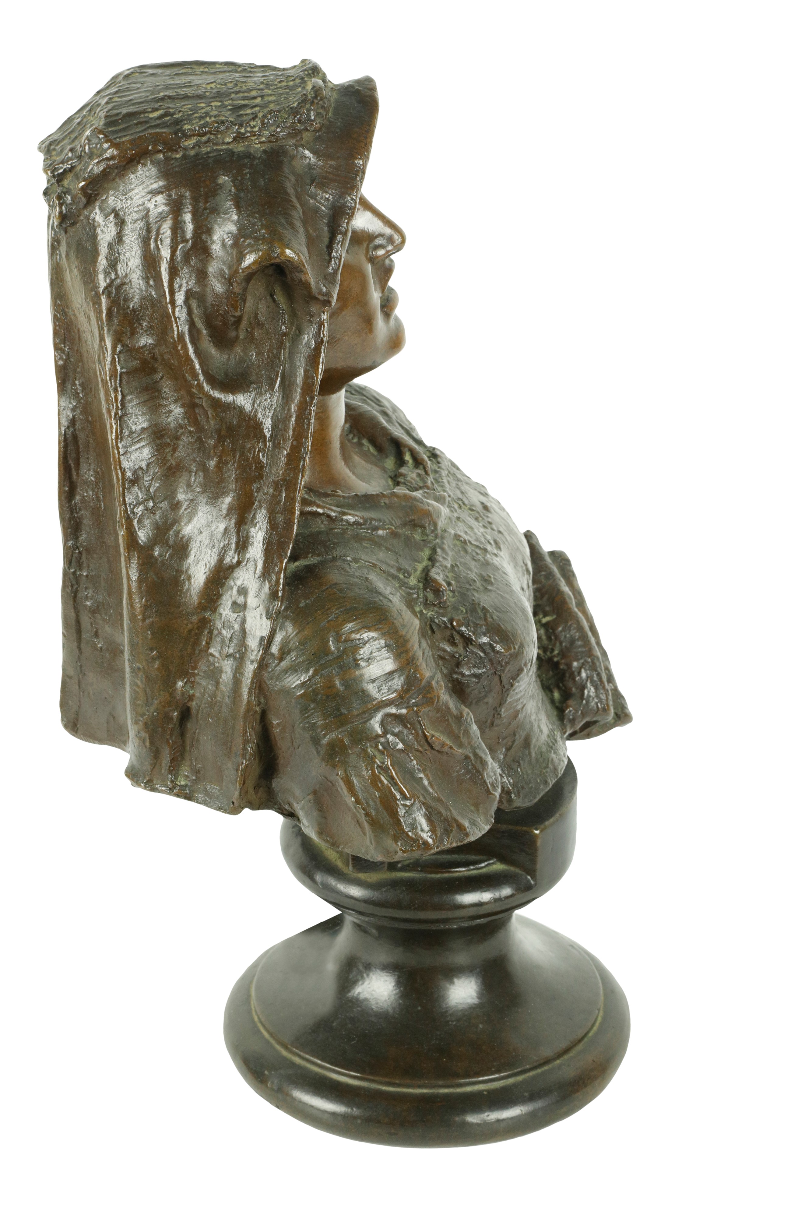 Costantino Barbella - Scultura in bronzo 'Donna di Scanno'