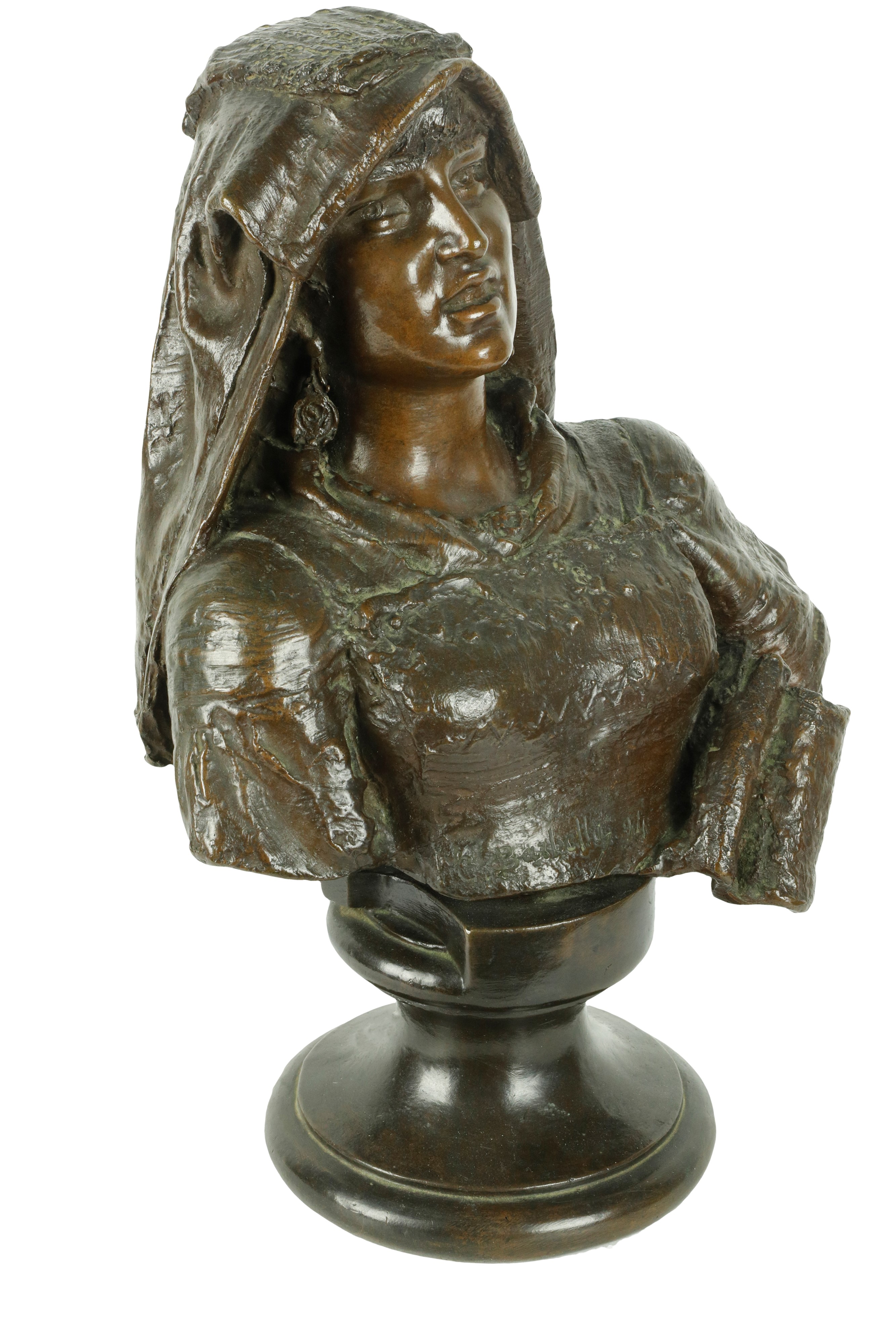 Costantino Barbella - Scultura in bronzo 'Donna di Scanno'