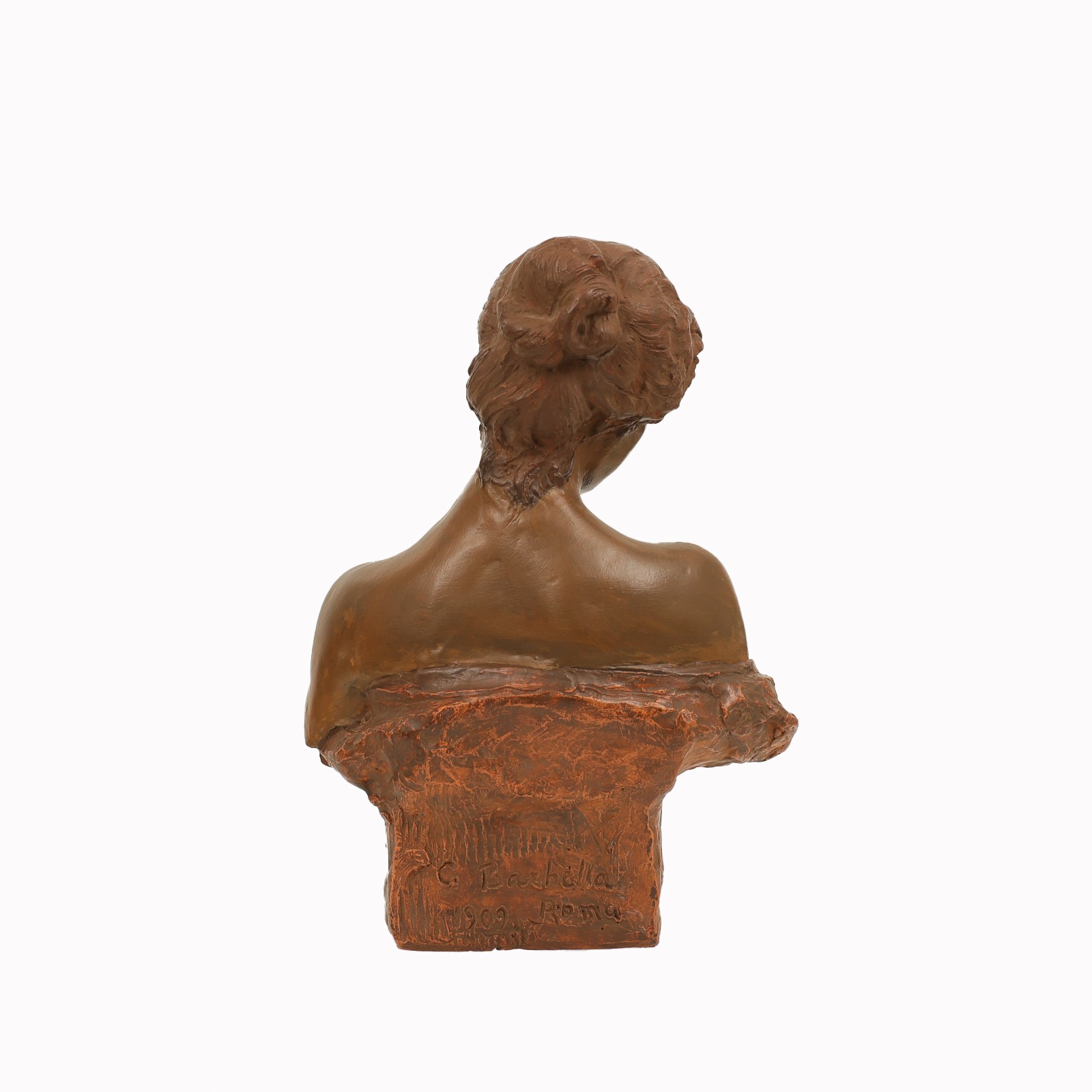 Scultura in terracotta "Pensierosa"