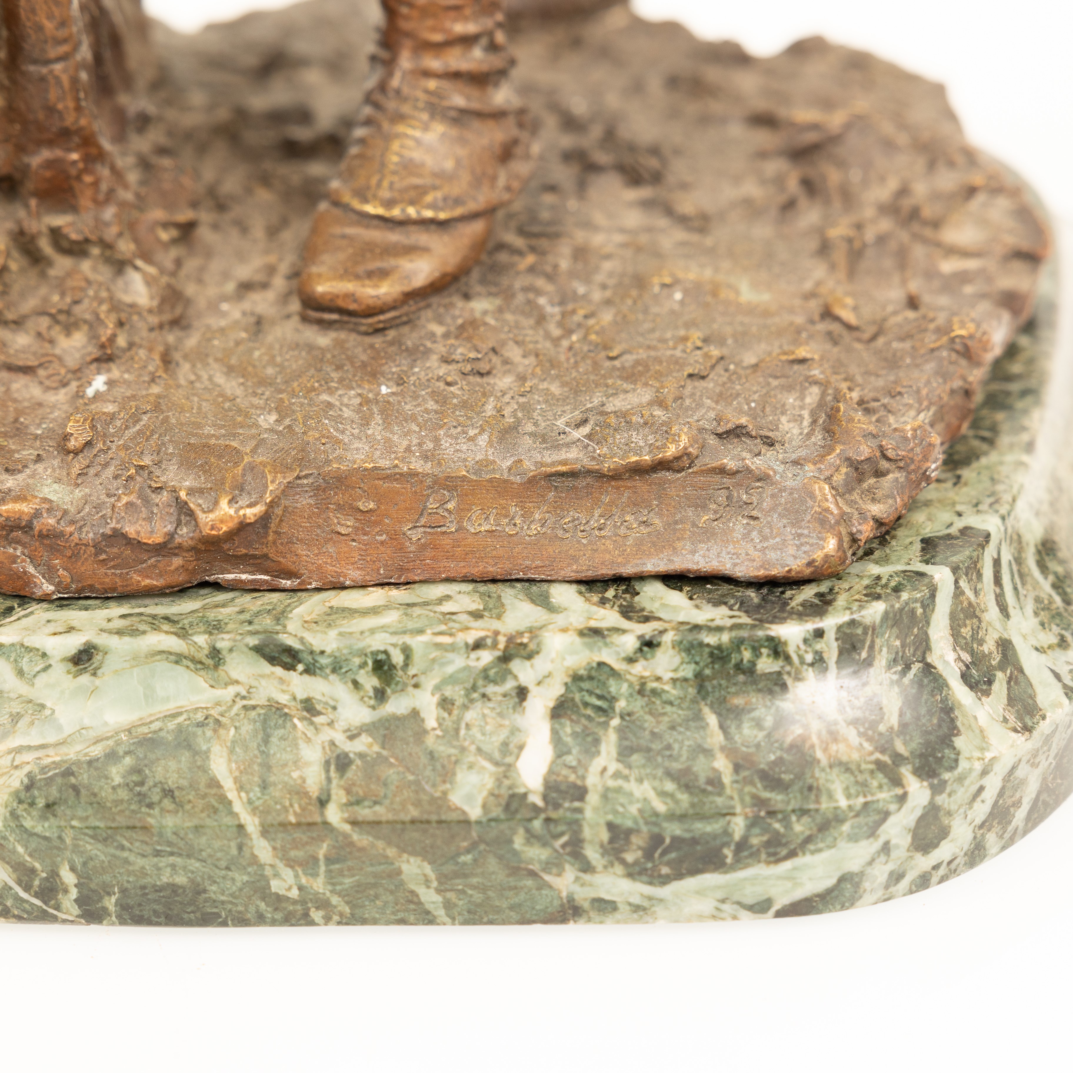 Scultura in bronzo "Il ritorno del soldato"