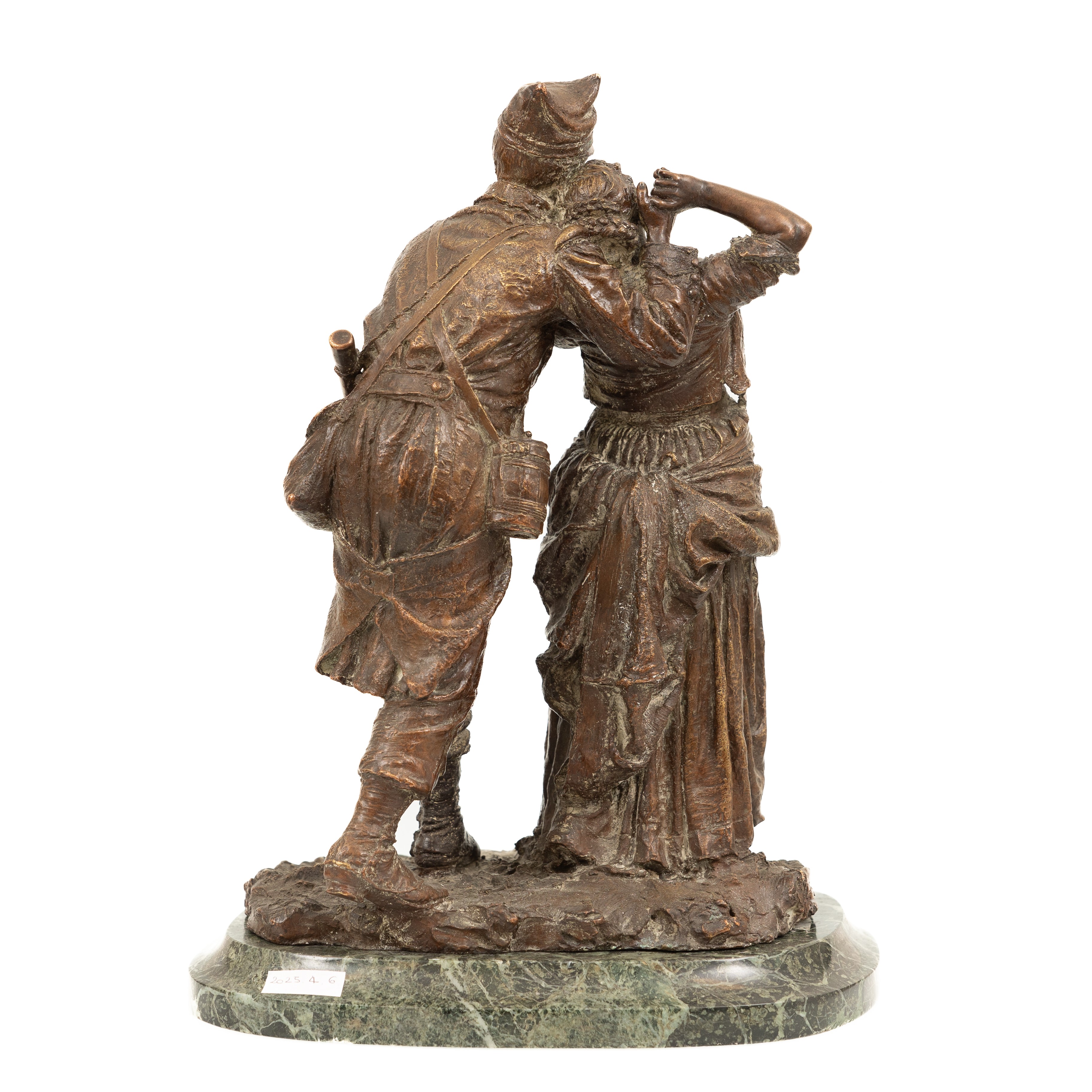 Scultura in bronzo "Il ritorno del soldato"