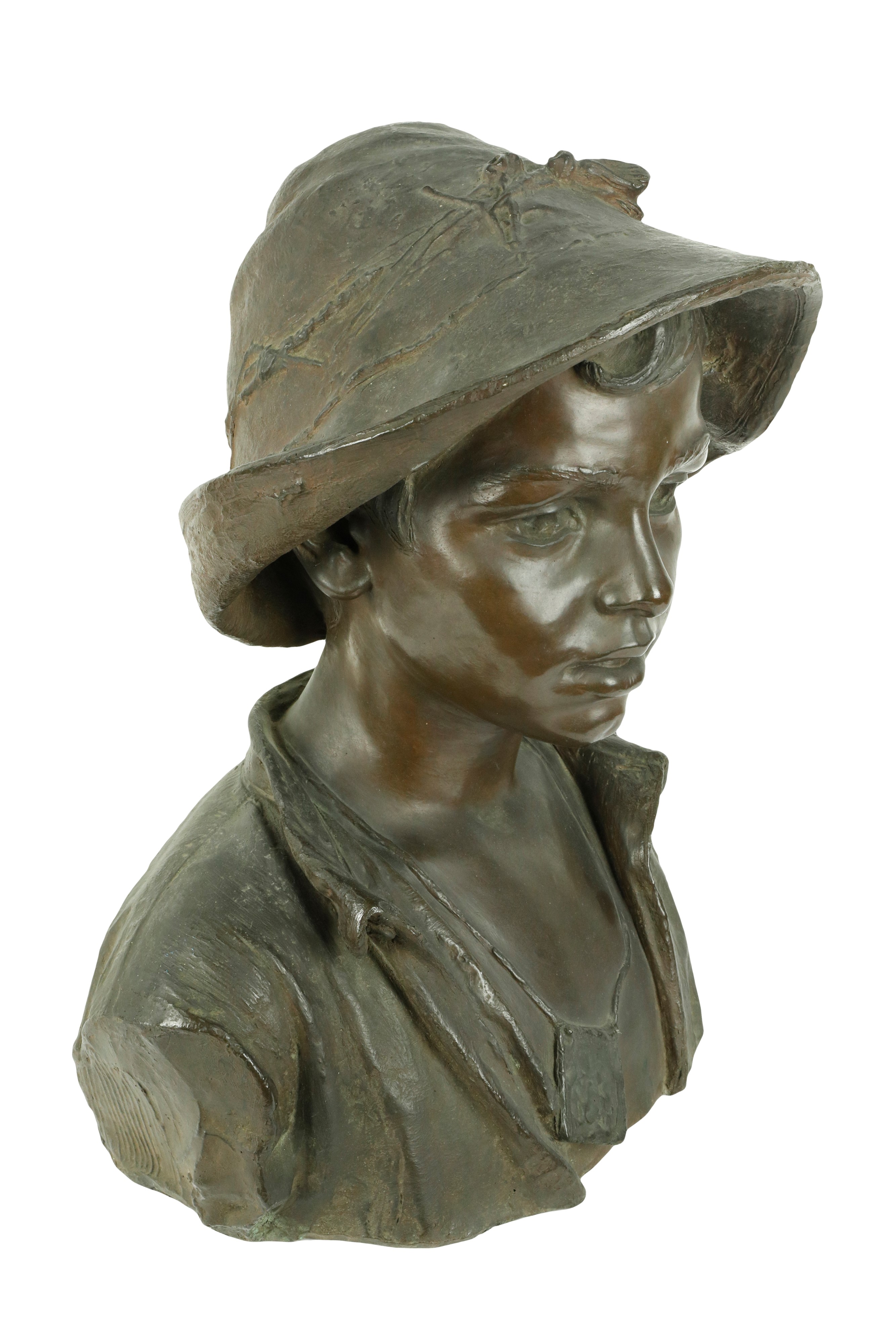 Scultura in bronz "Il Campagnolo"