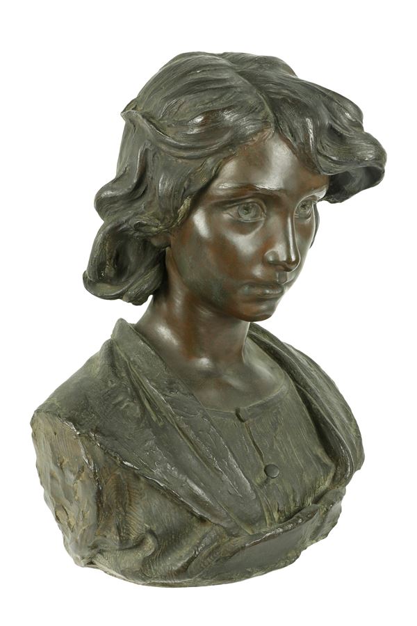 Costantino  Barbella - Scultura in bronzo 'La Montagnola'