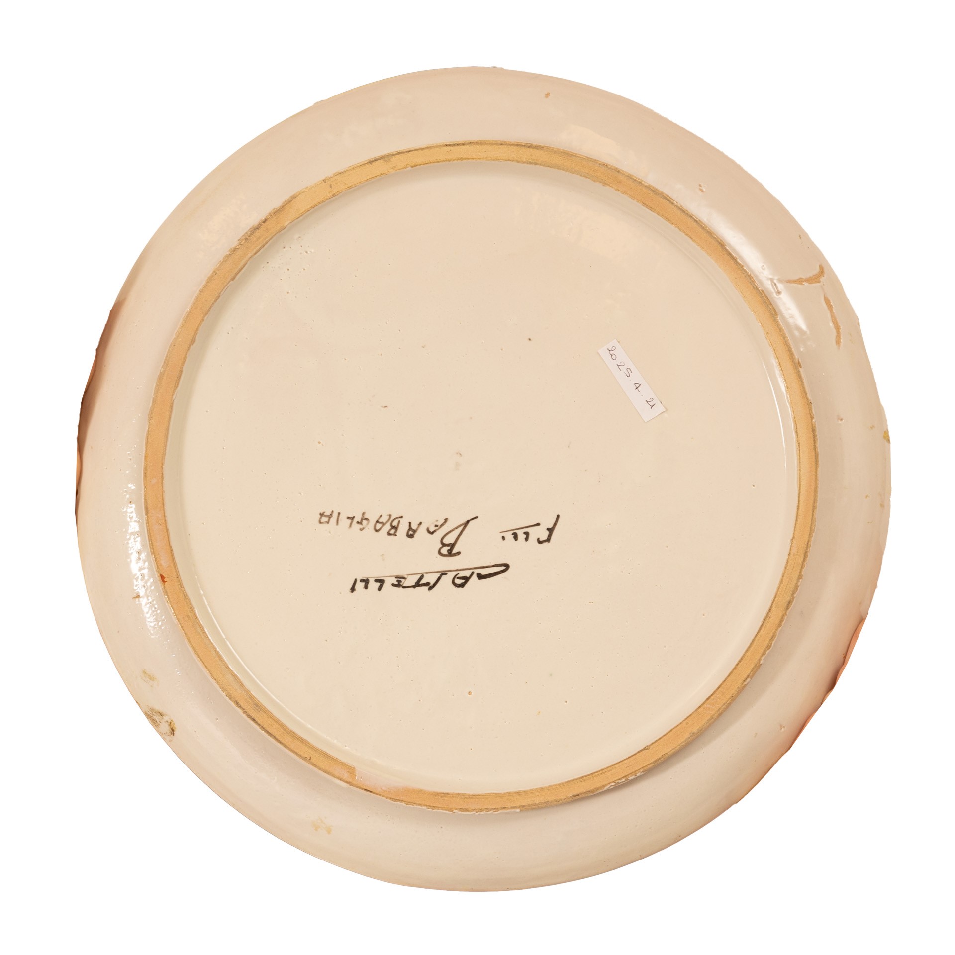 Piatto con Cristo nell'orto