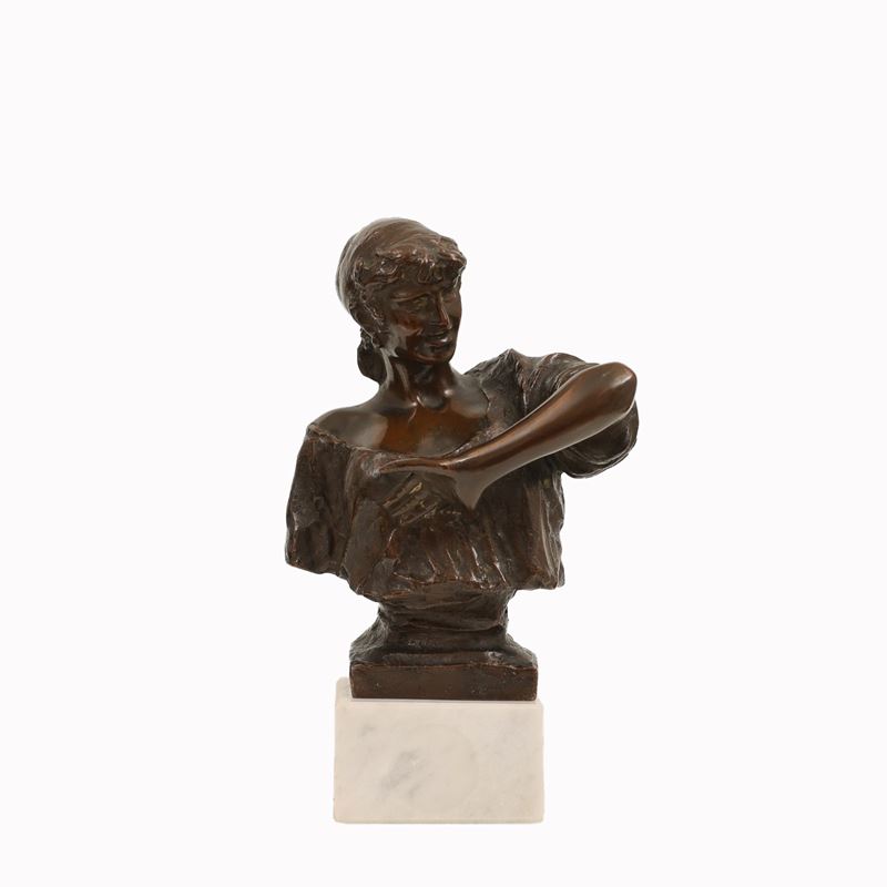 Costantino Barbella - Scultura 'Noli me tangere', bronzo