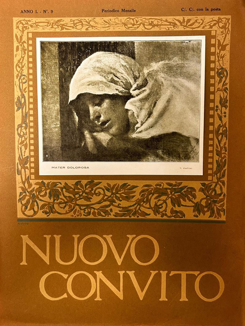 Folder contenente libri e cartoline, lettere di vari autori abruzzesi