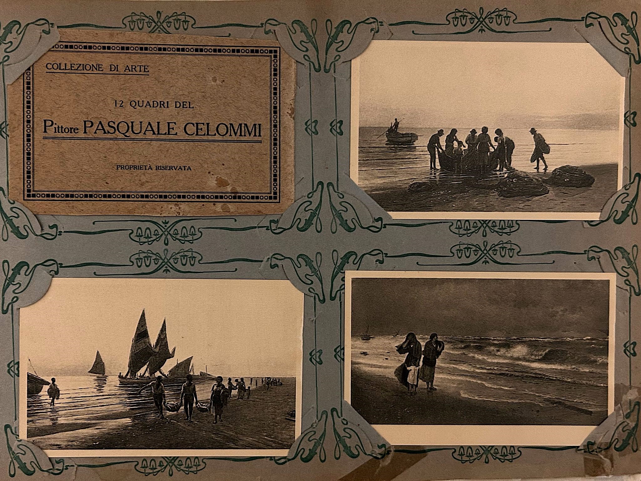 Pasquale Celommi, Album di cartoline con opere del 'pittore della luce'