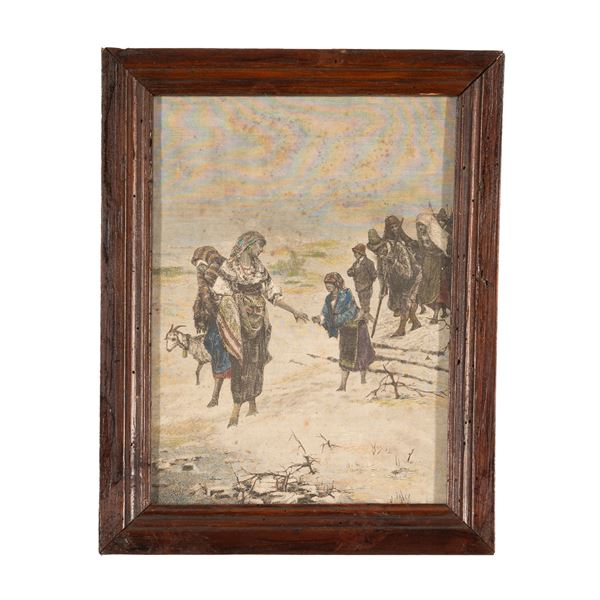 Giacomo Ernesto Eduardo  Di Chirico - Contadini abruzzesi nella neve