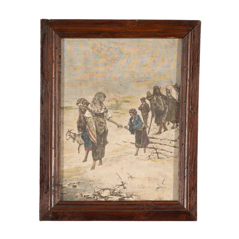 Contadini abruzzesi nella neve