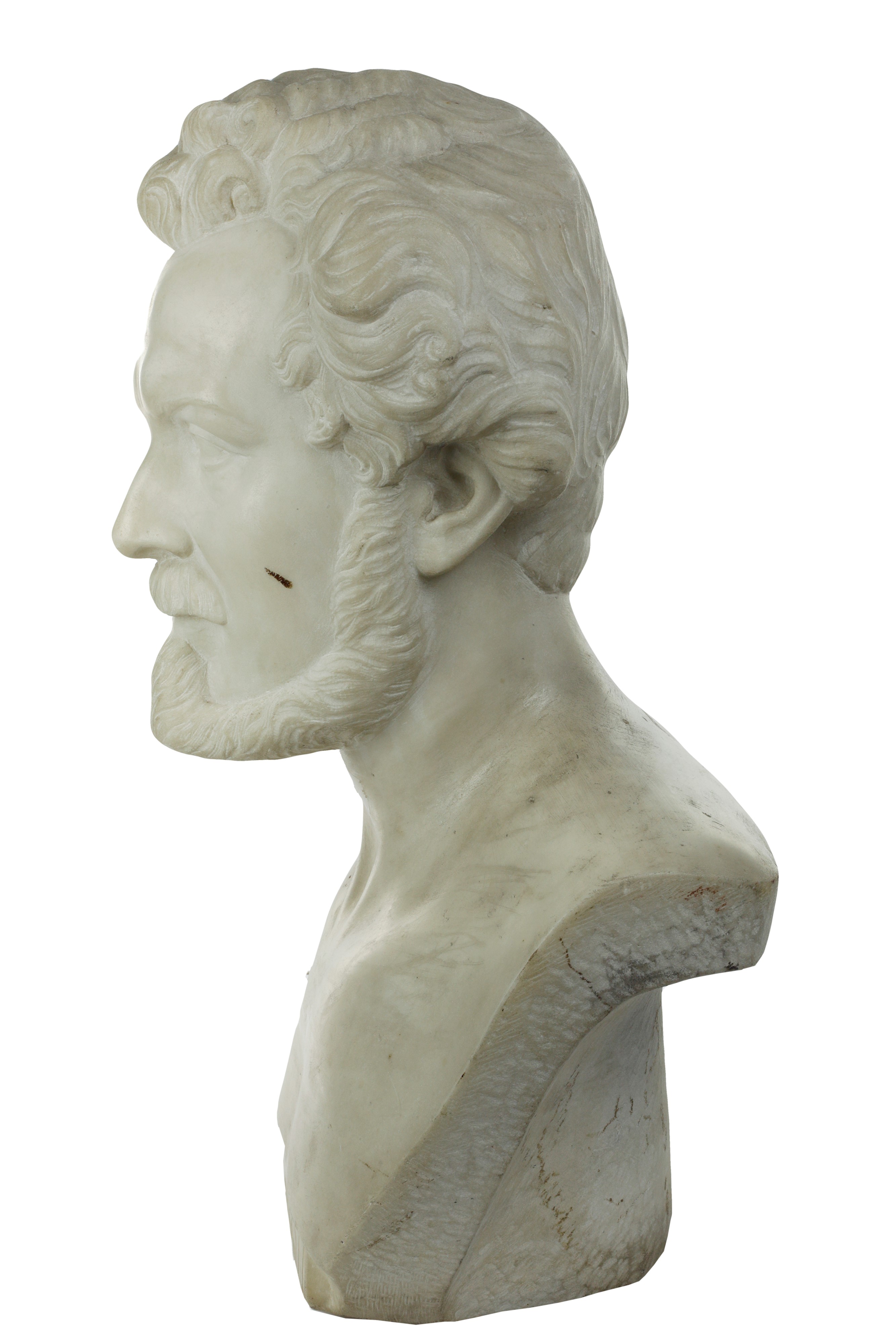 Busto in marmo di Giuseppe Giusti