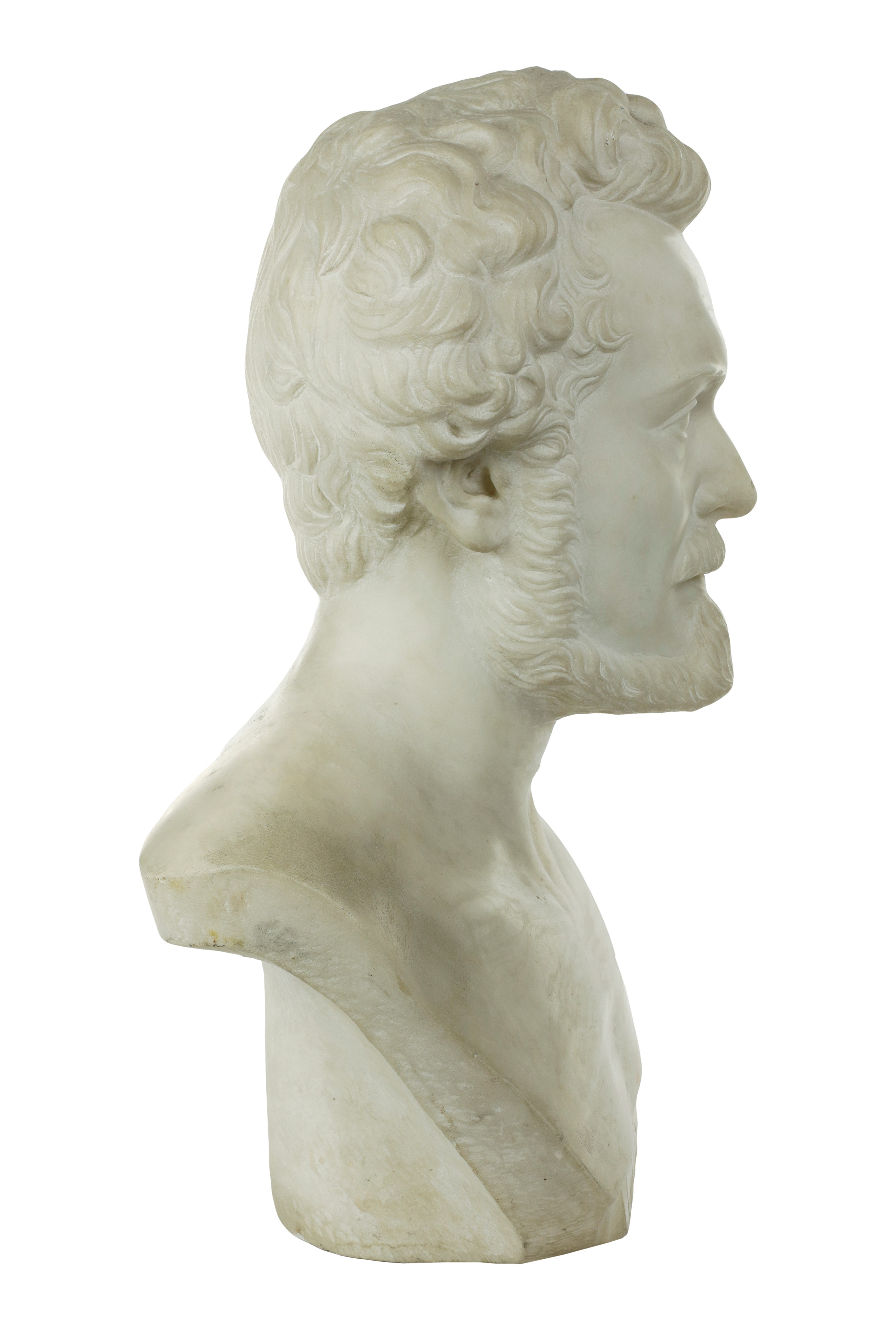 Busto in marmo di Giuseppe Giusti