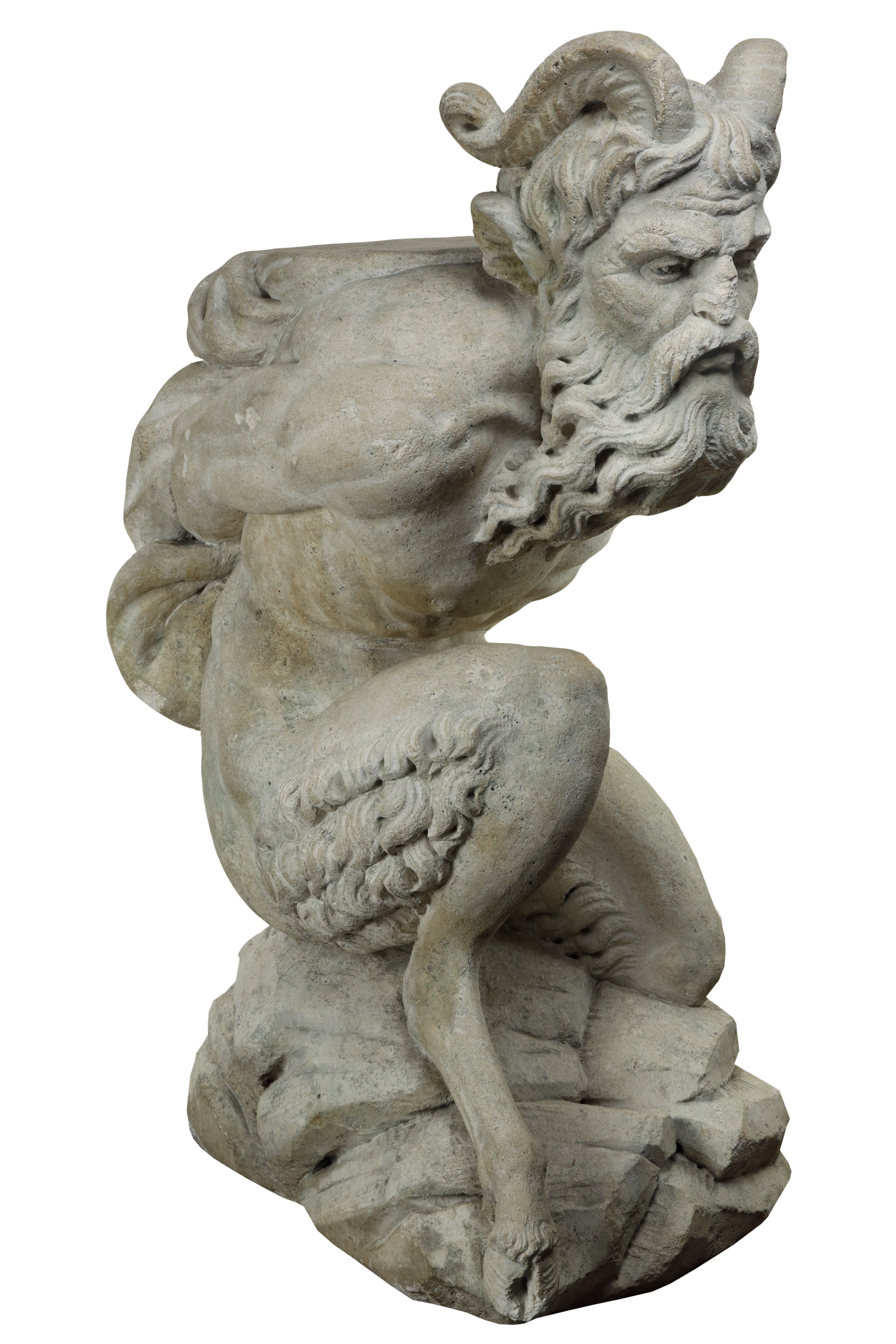 Importante scultura "Fauno"