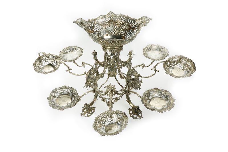 Centrotavola in argento - Londra 1766