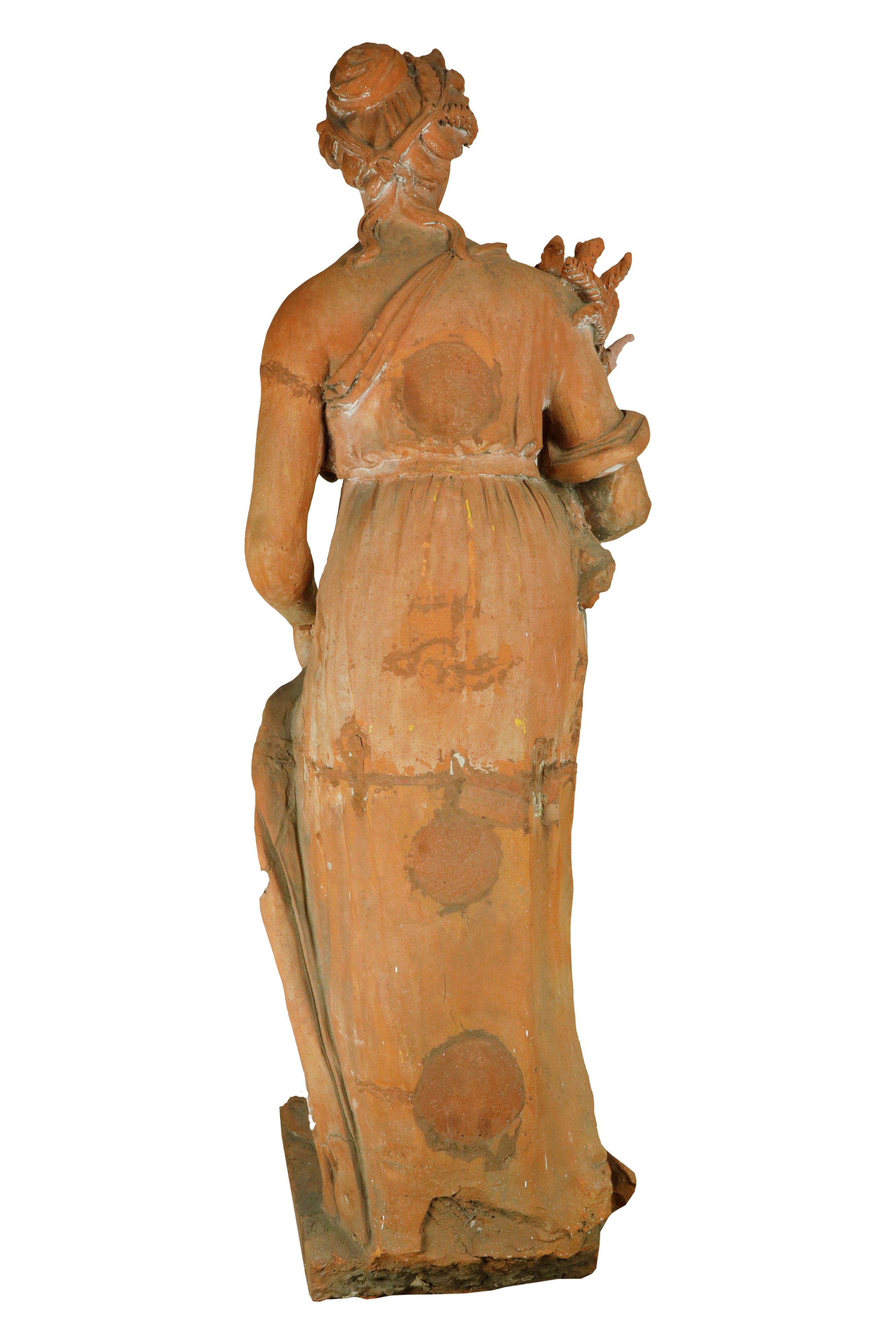Grande Scultura " Allegoria dell'Estate " terracotta