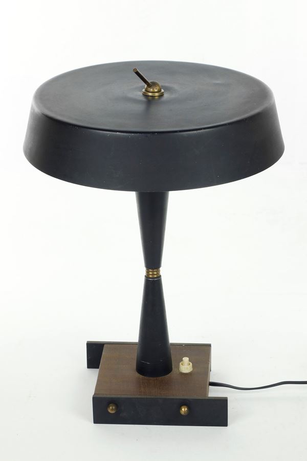 Lampada da tavolo a due luci, produzione Stilux Milano - Italia