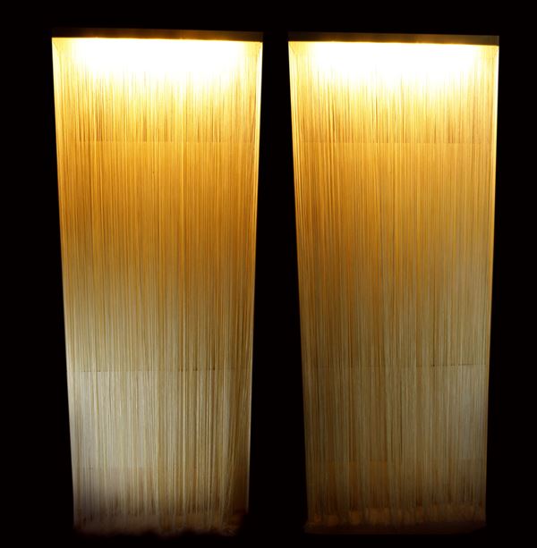 Coppia di lampade da soffitto mod. Garbo, produzione Sirrah - Imola