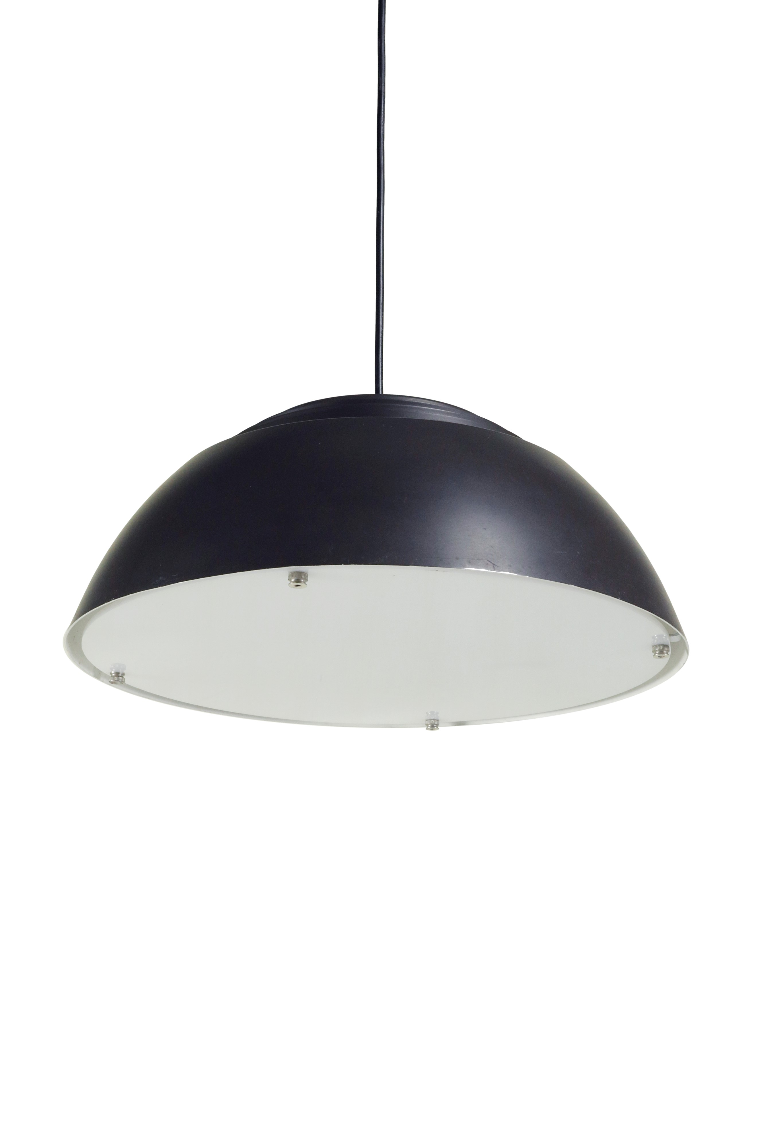 Arne Jacobsen - Lampadario modello “AJ” a sospensione, produzione Louis Poulsen (Danimarca), 1957