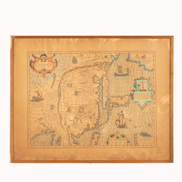 Stampa  geografica China A. 590
