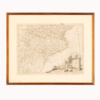 Incisione Geografica XVIII Sec