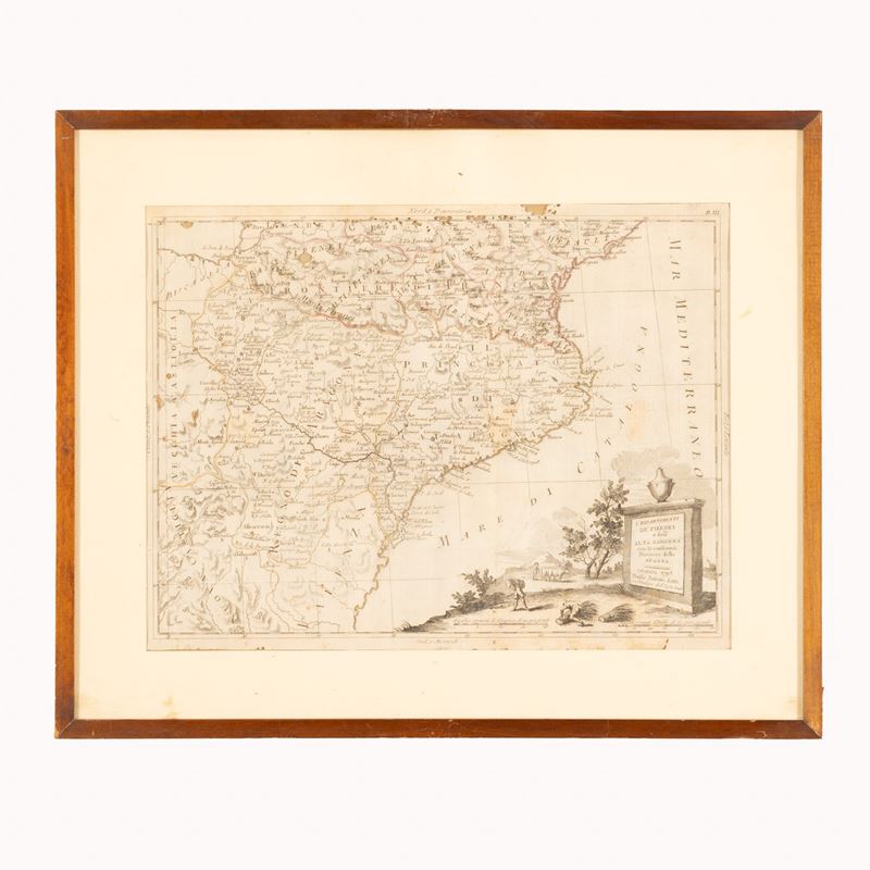 Antonio Zatta - Incisione Geografica XVIII Sec