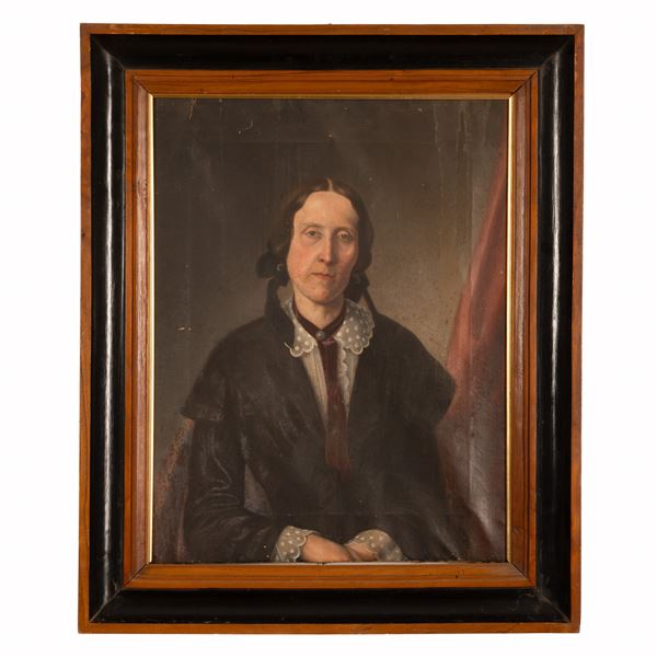 Pittore del XIX secolo - Ritratto di nobildonna